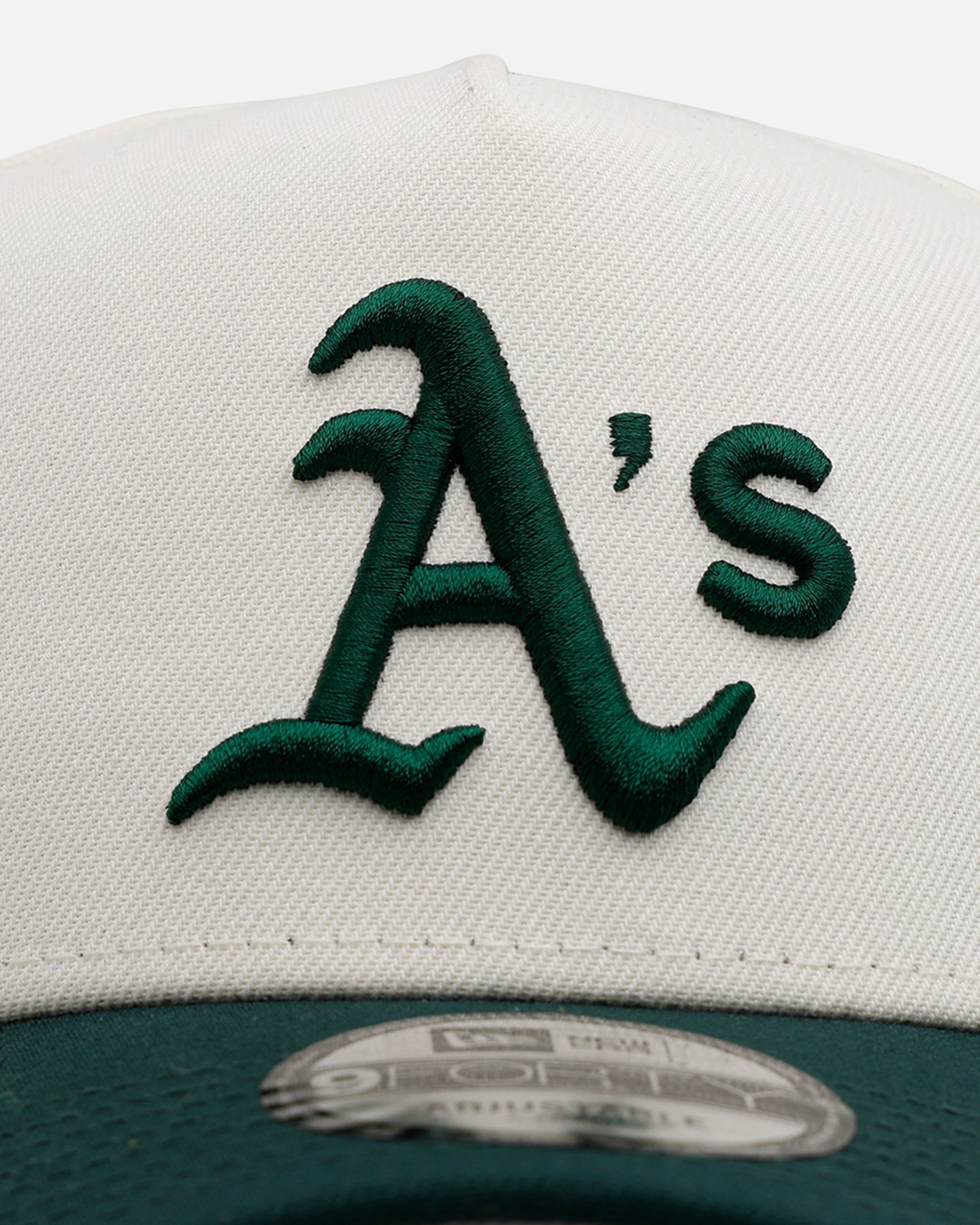 New Era Oakland Athletics 'Team Color Visor' 9FORTY A-Frame Snapback Chrome/Official Team Color、mySite、zt4zffjzw
