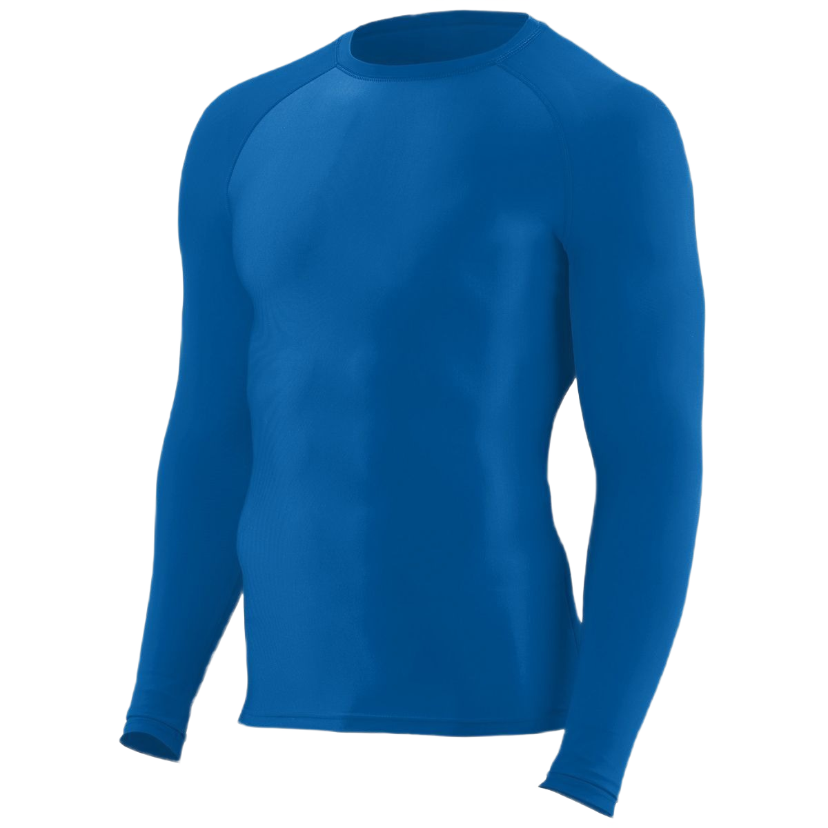 Augusta Youth Hyperform Compression Long Sleeve - Royal、mySite、noshort