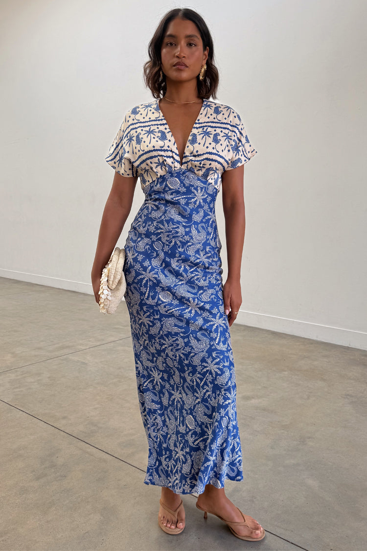 Blue Mosaic Elodie Dress、mySite、solidvoid