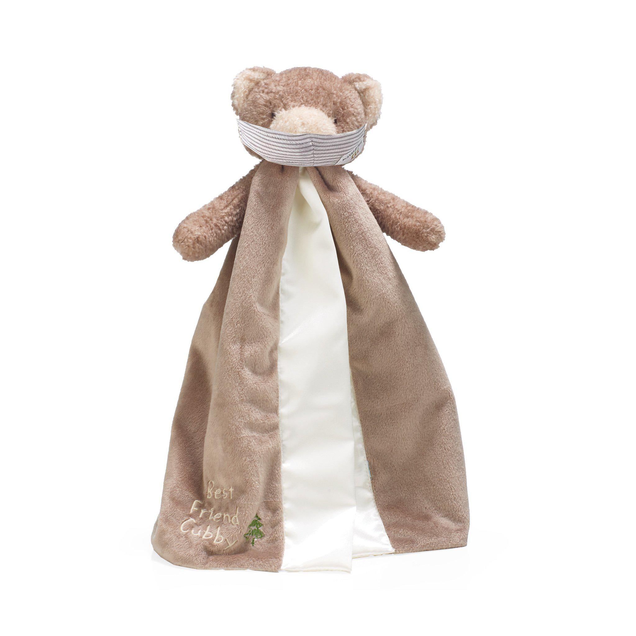 RETIRED - Cubby the Bear Buddy Blanket with Face Mask、mySite、g9winljtr