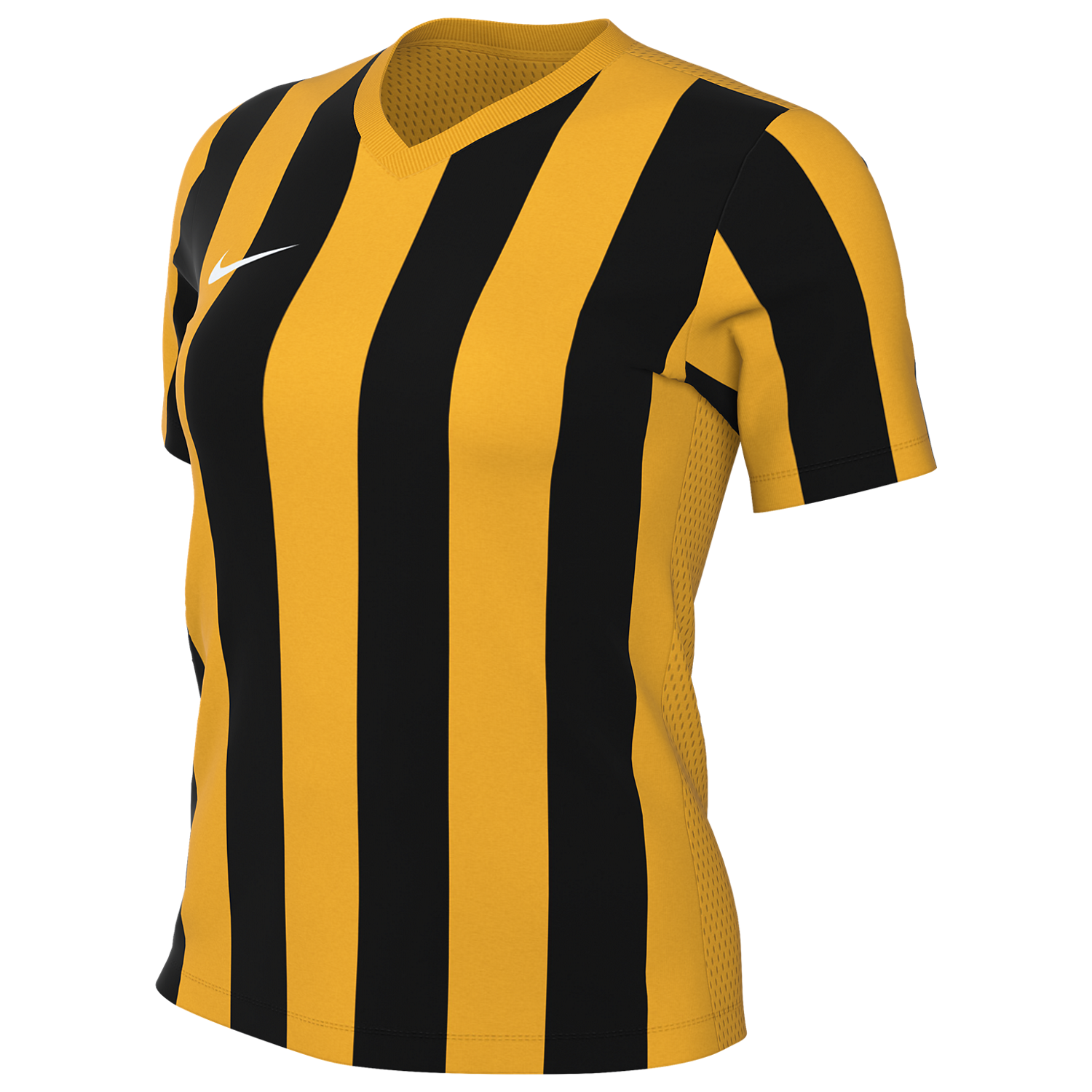 Nike Women's Dri-FIT Striped Division V Jersey - Yellow/Black、mySite、noshort