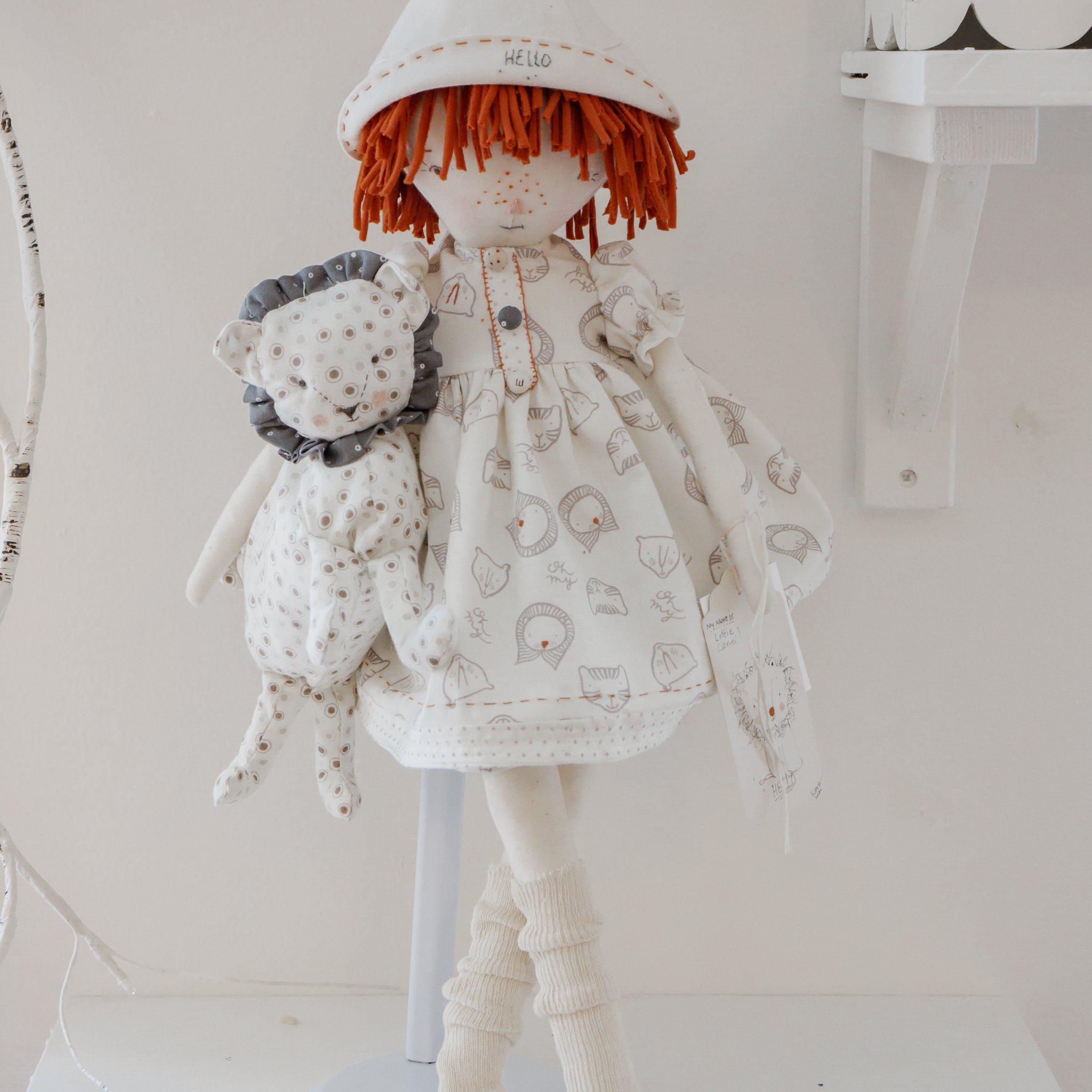RETIRED - Hutch Studio Original - Lottie & Lionel - One of A Kind Doll、mySite、g9winljtr