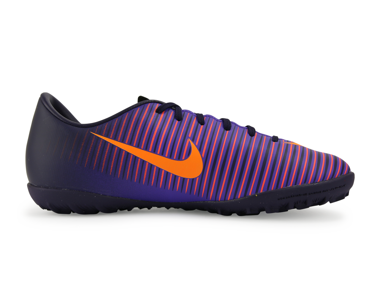 Nike Kids MercurialX Victory VI Turf Soccer Shoes Pure Dynasty/Bright Citrus/Hyper Grape、mySite、noshort