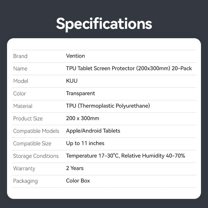 Vention Intelligent Screen Film Cutter with Touch Screen - EU Plug、mySite、fannypackpong
