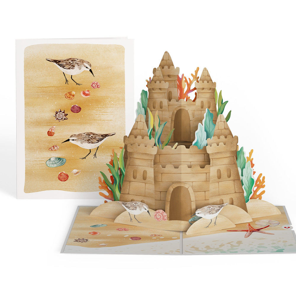 Seaside Sandcastle Pop-Up Card、mySite、solidvoid