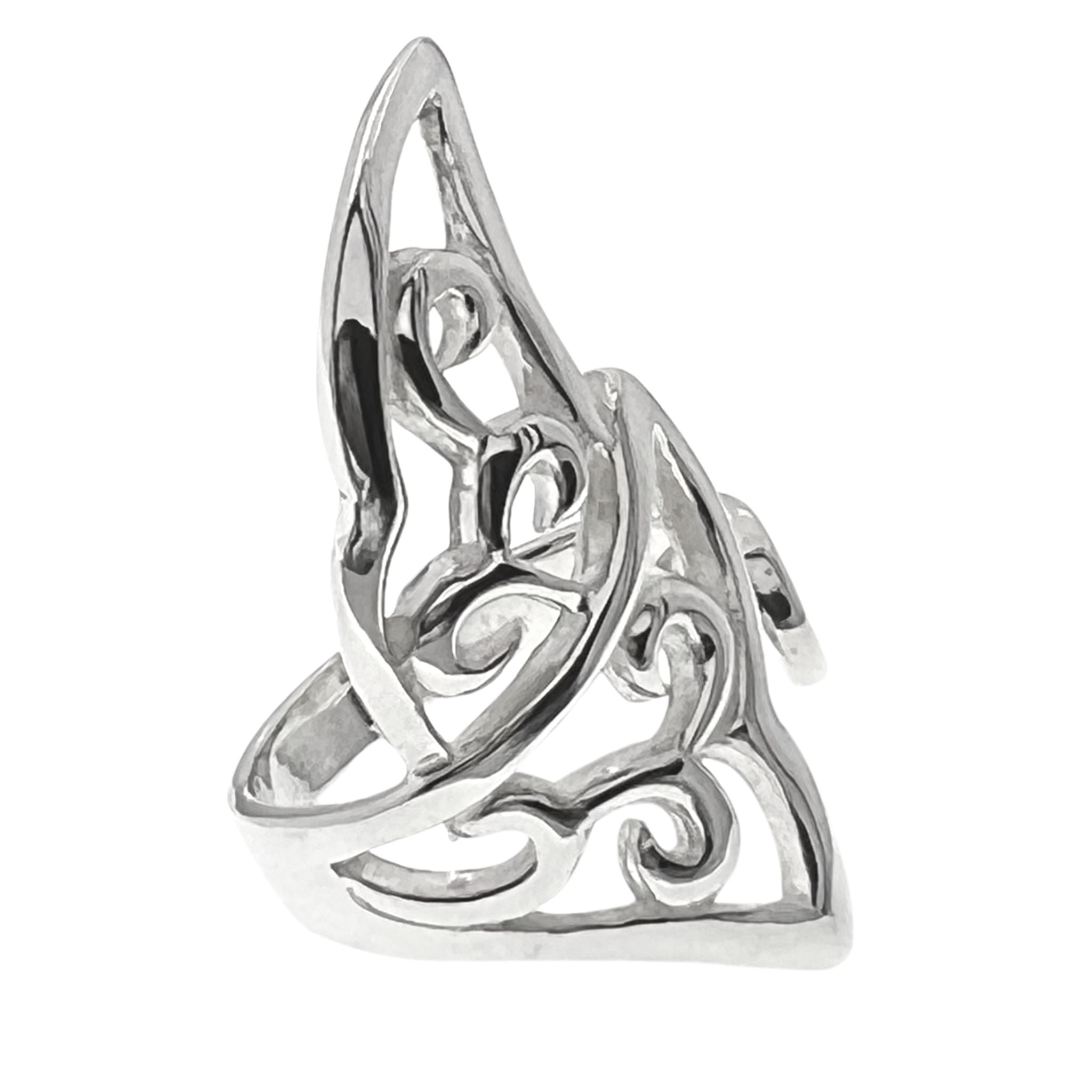 Sterling Silver Elegant Curve Ring / SSR0092、mySite、dreamappss