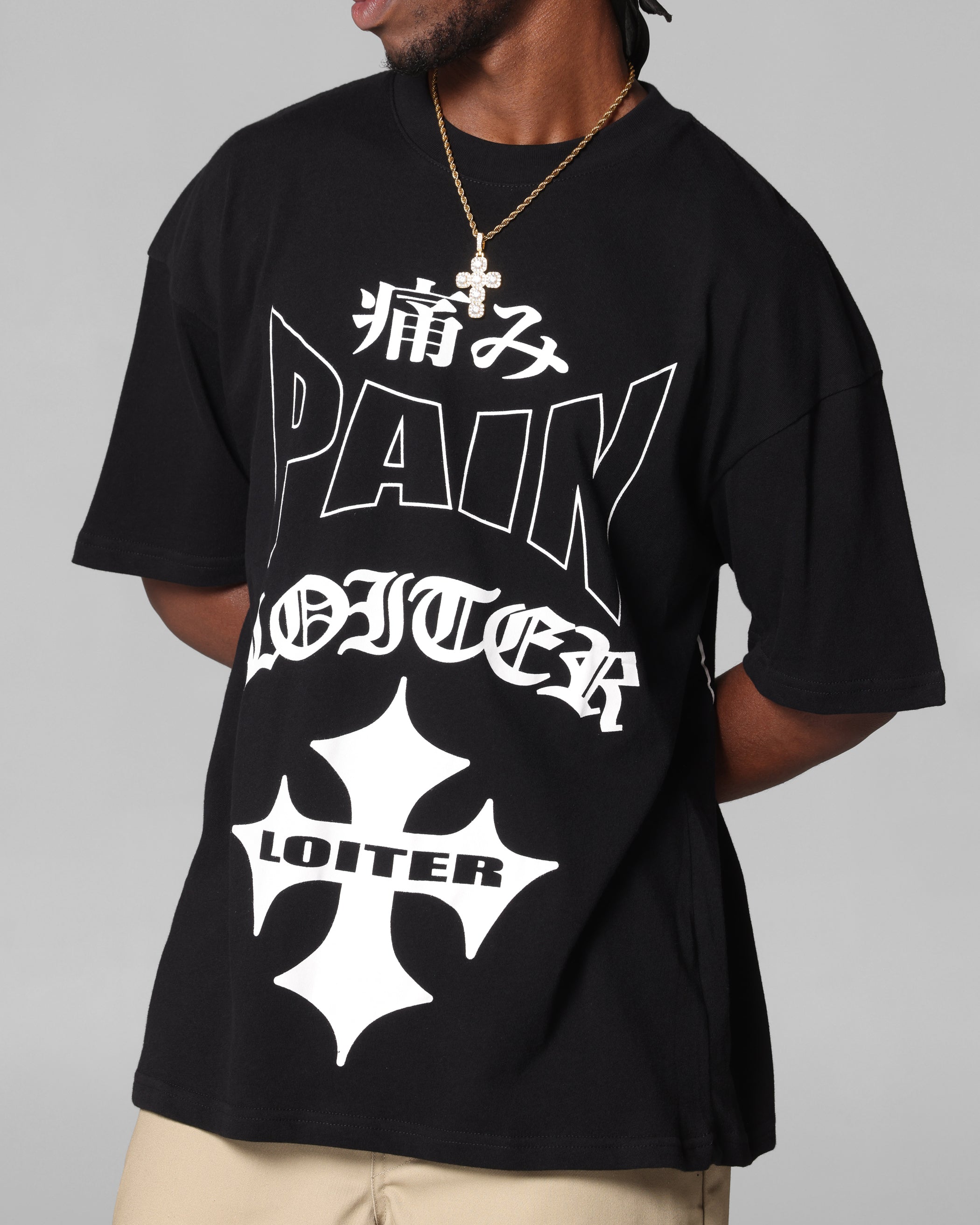Loiter Ultimate Pain T-Shirt Black、mySite、zt4zffjzw