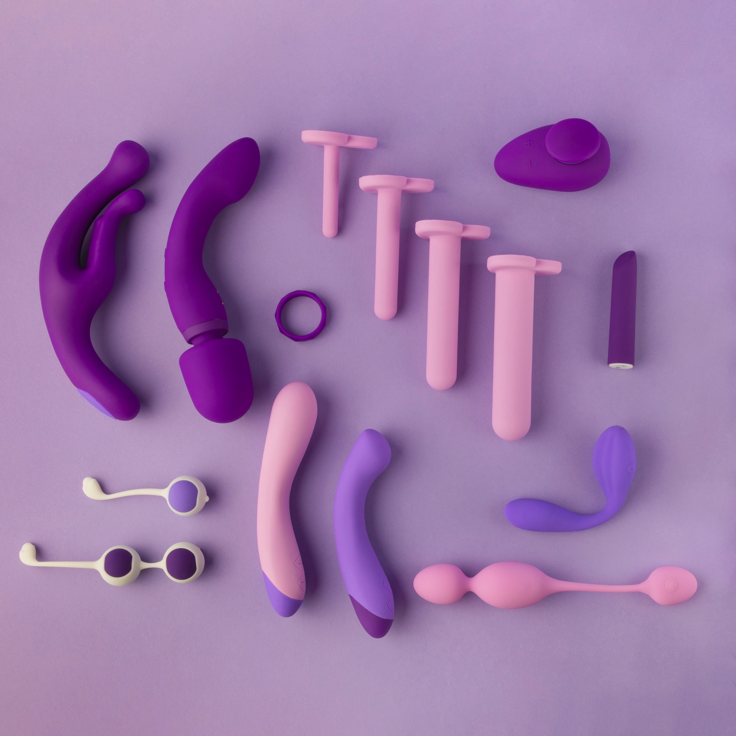 Wellness By Blush™ | G Ball G-Spot Purple UltraSilk® Vibrator - Made with Puria™ Silicone、mySite、bottomscart