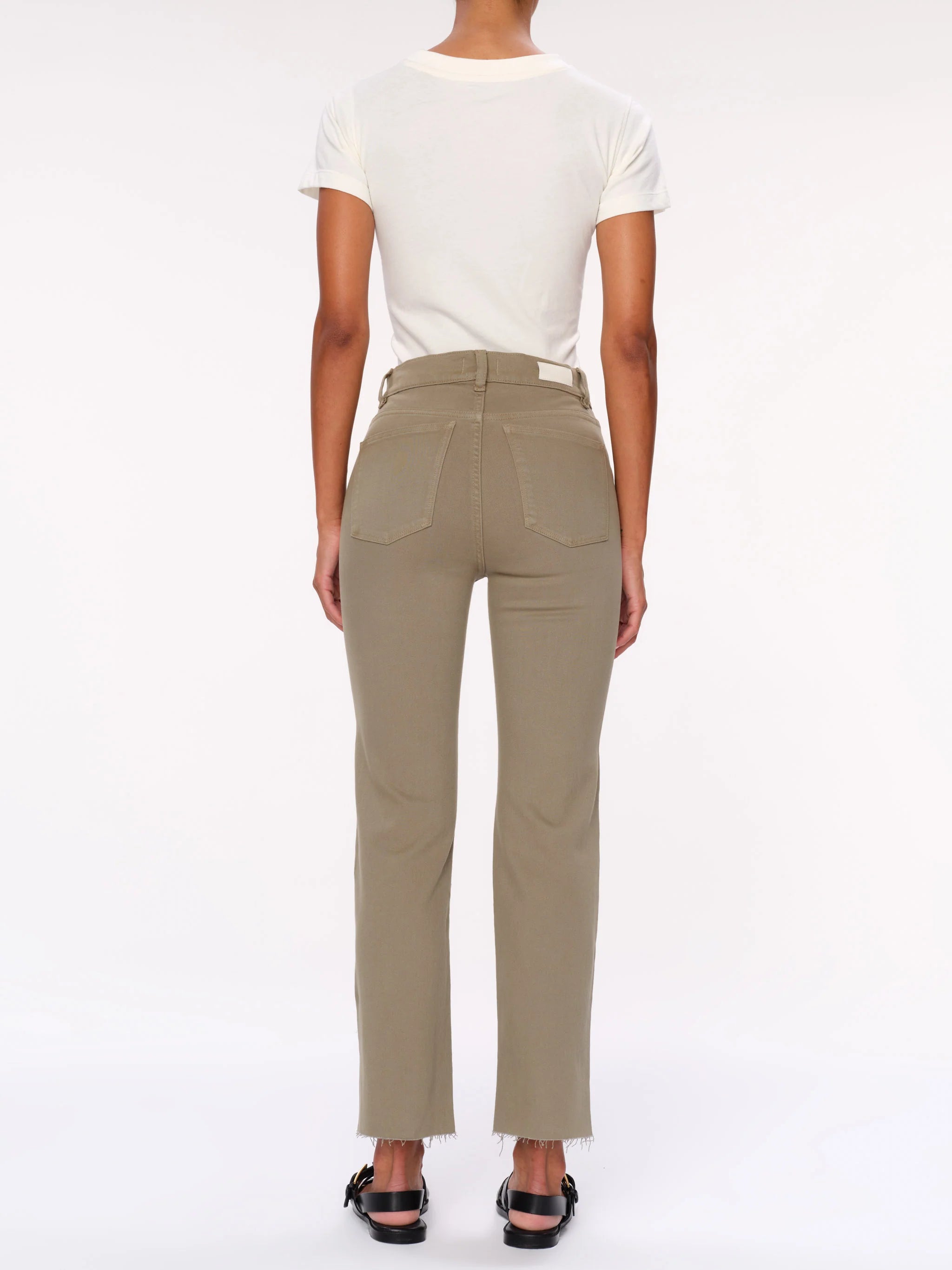 DL1961 Patti Straight: High Rise Ankle、mySite、noshort