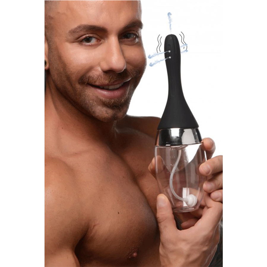 350ml Auto-Vibrating Anal Enema Bulb by CleanStream、mySite、bottomscart