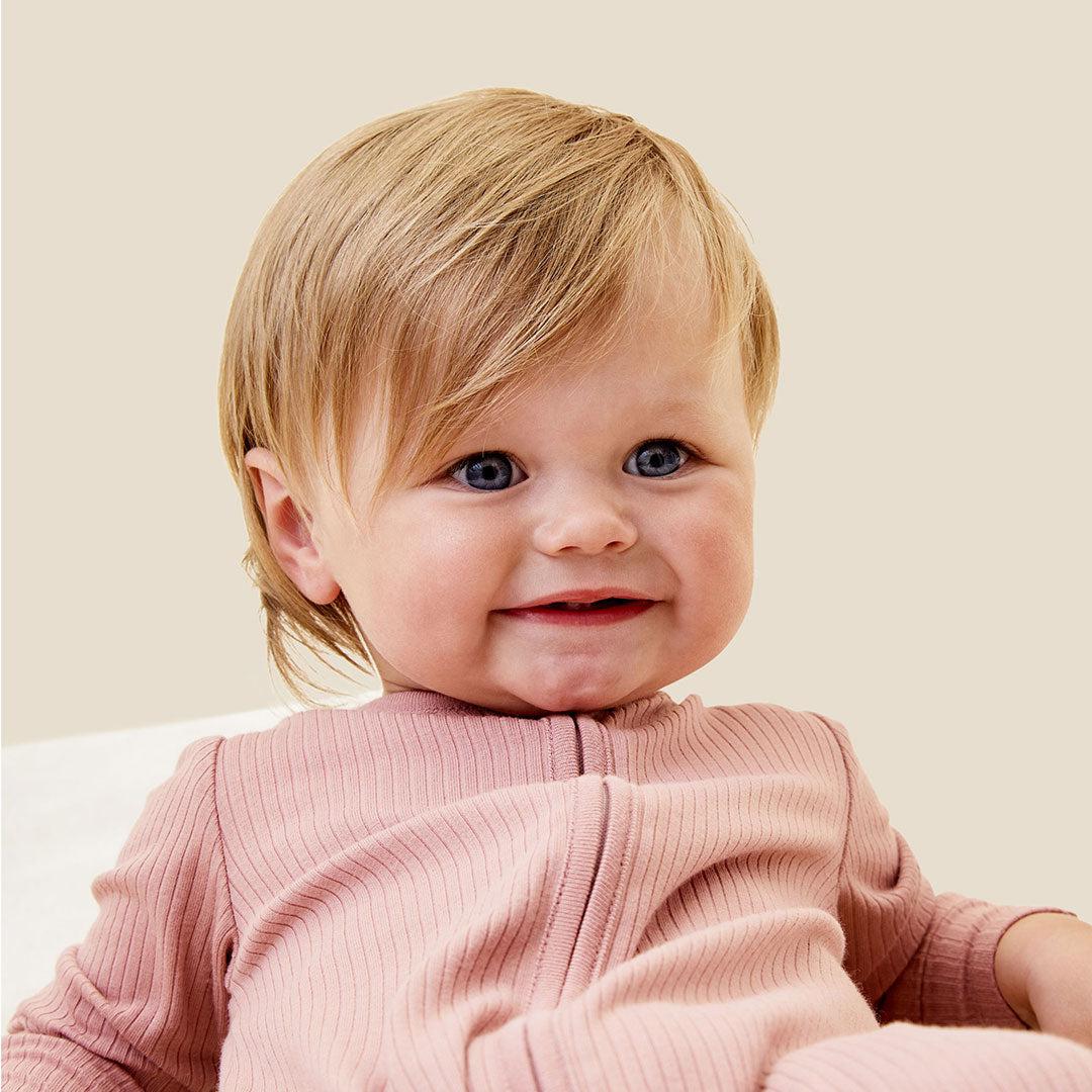  MORI Ribbed Two Way Zip-Up Sleepsuit - Rose、mySite、merchandisen