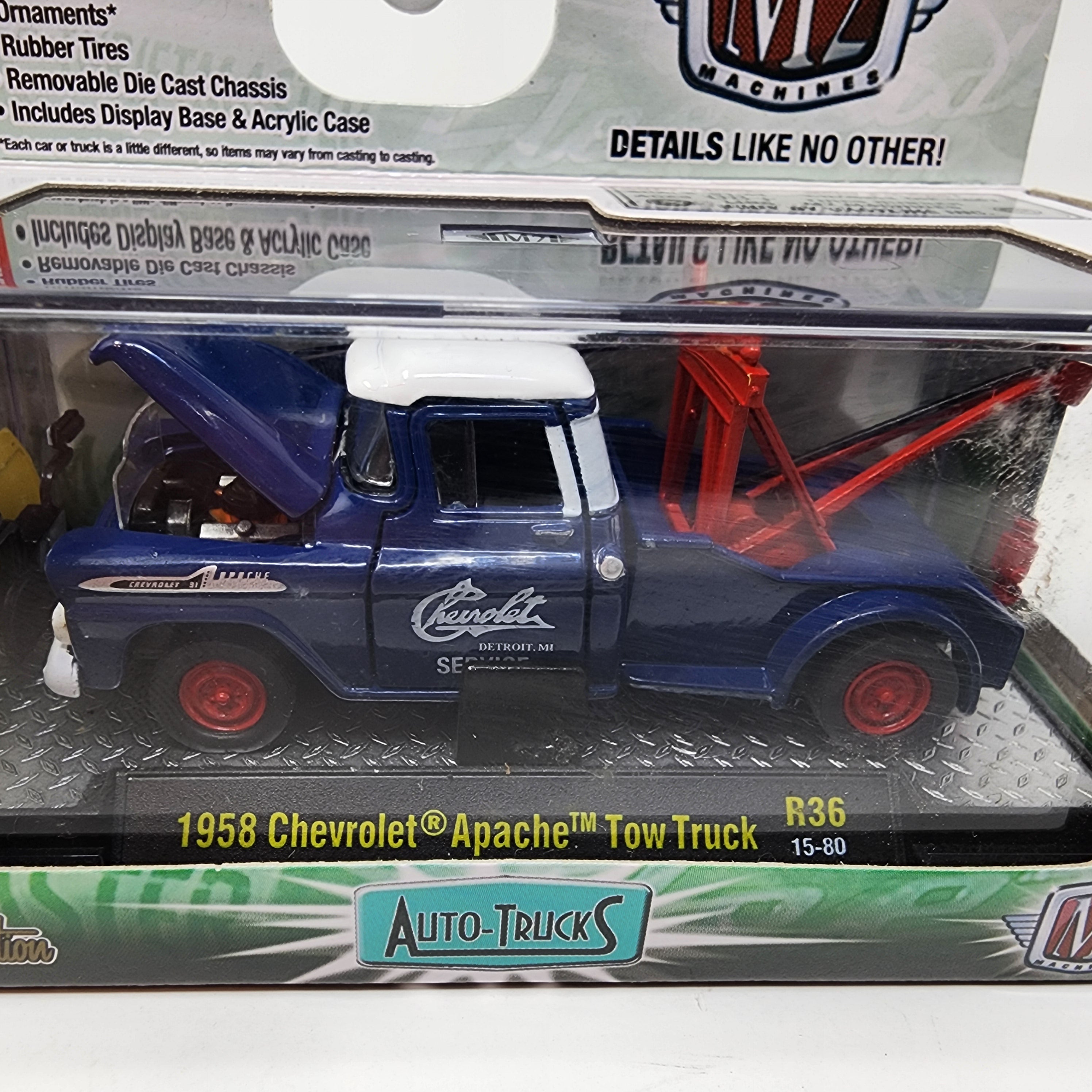 1958 Chevrolet Apache Tow Truck * M2 Machines Auto-Trucks、mySite、hgirdovlk