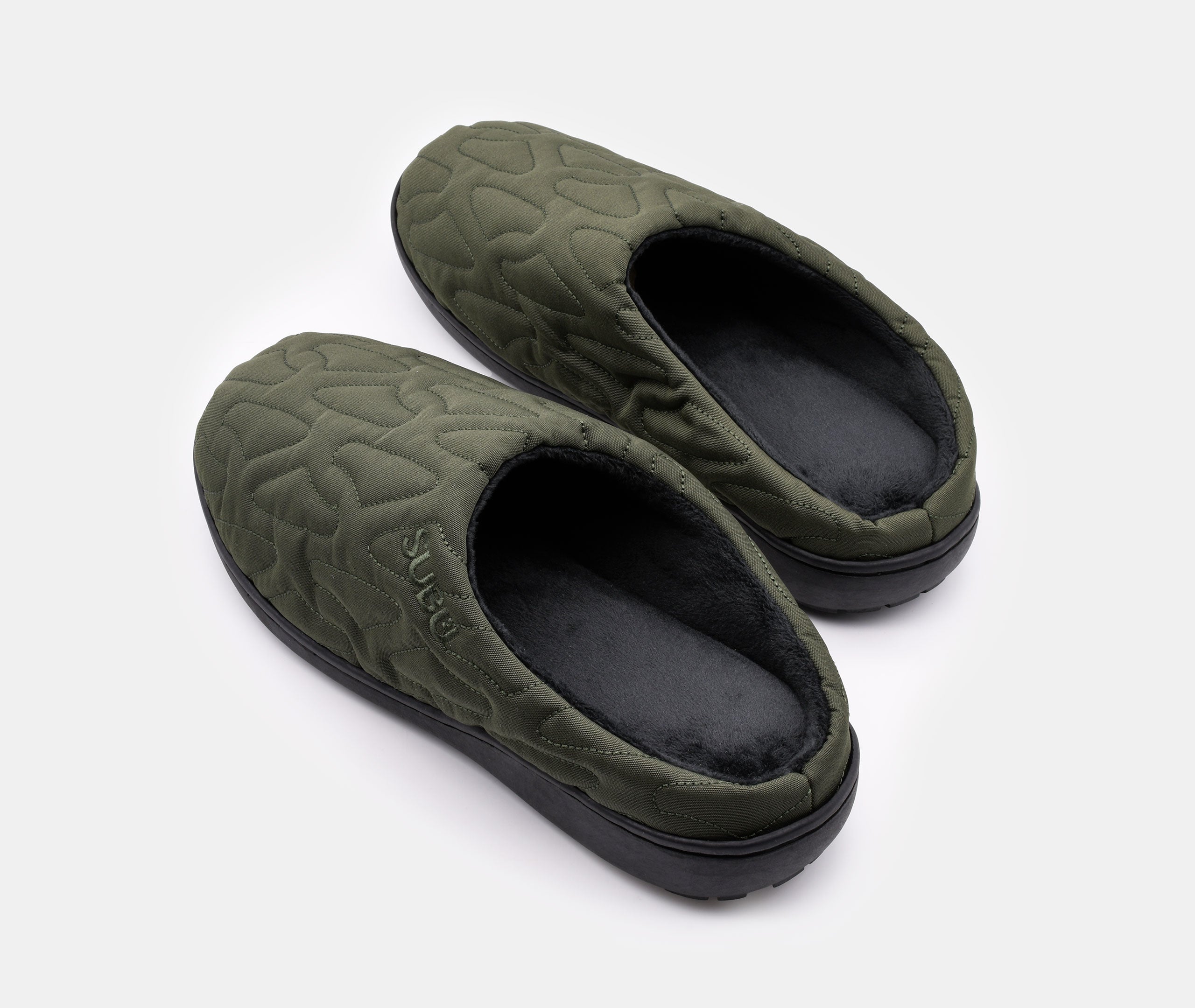 SUBU Nannen Outline Slippers - Khaki、mySite、topwebapps