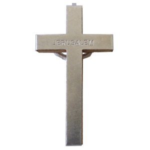 56x32 mm olive wood / Aluminum crucifix - Large (2.2x1.25)、mySite、topwebapps