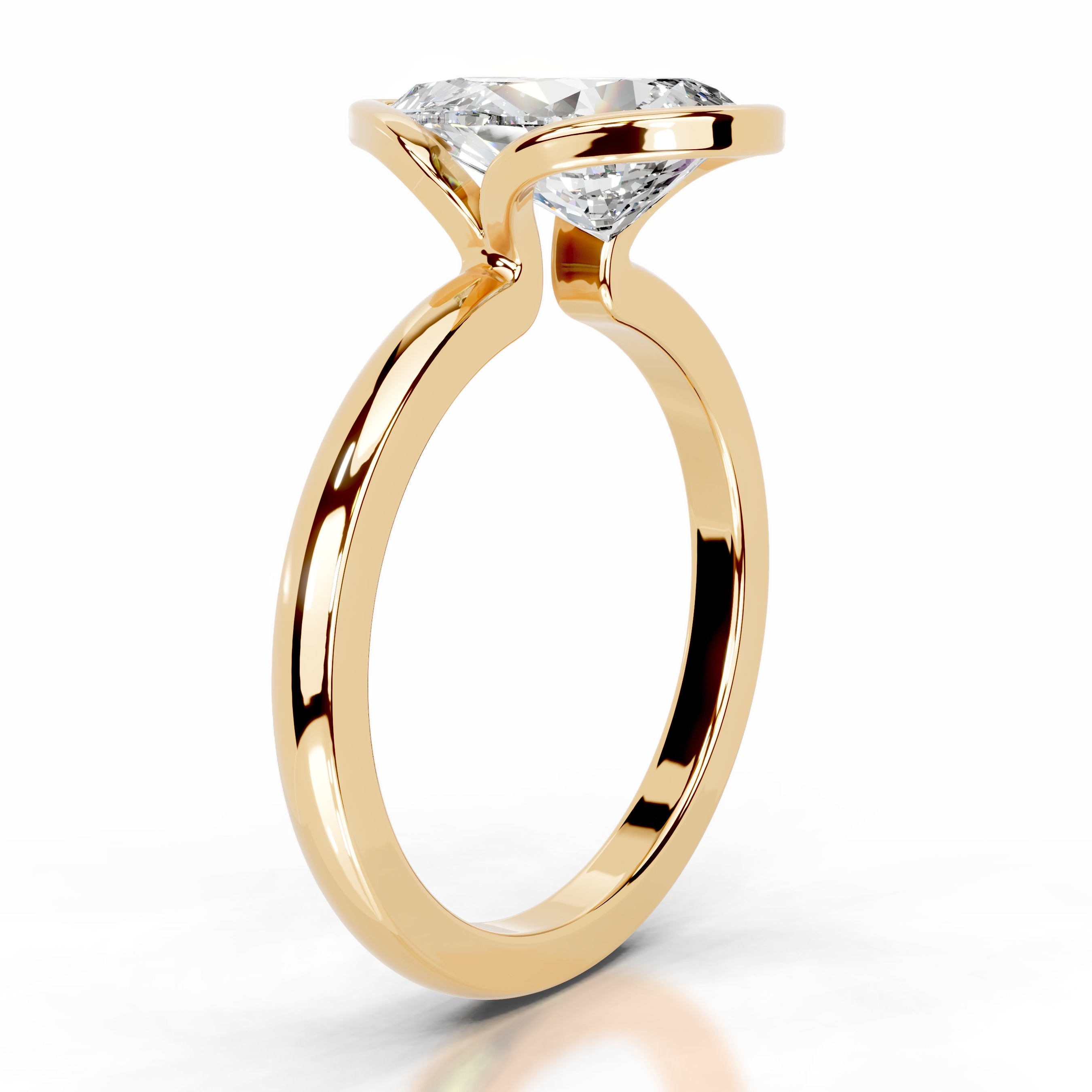 Thor Diamond Engagement Ring - 18K Yellow Gold、mySite、hinf8tx79