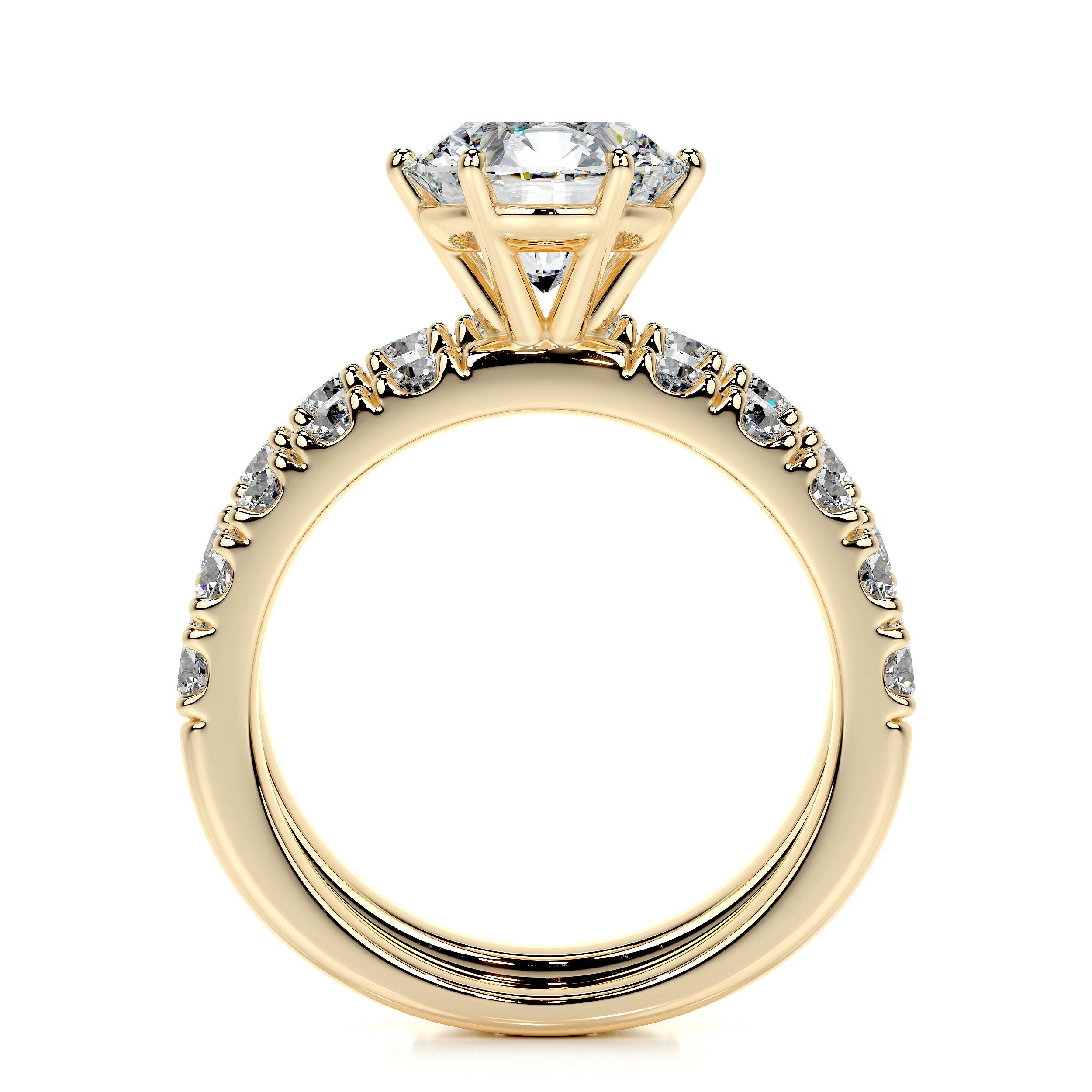 Destiny Lab Grown Diamond Bridal Set -18K Yellow Gold (RTS)、mySite、hinf8tx79