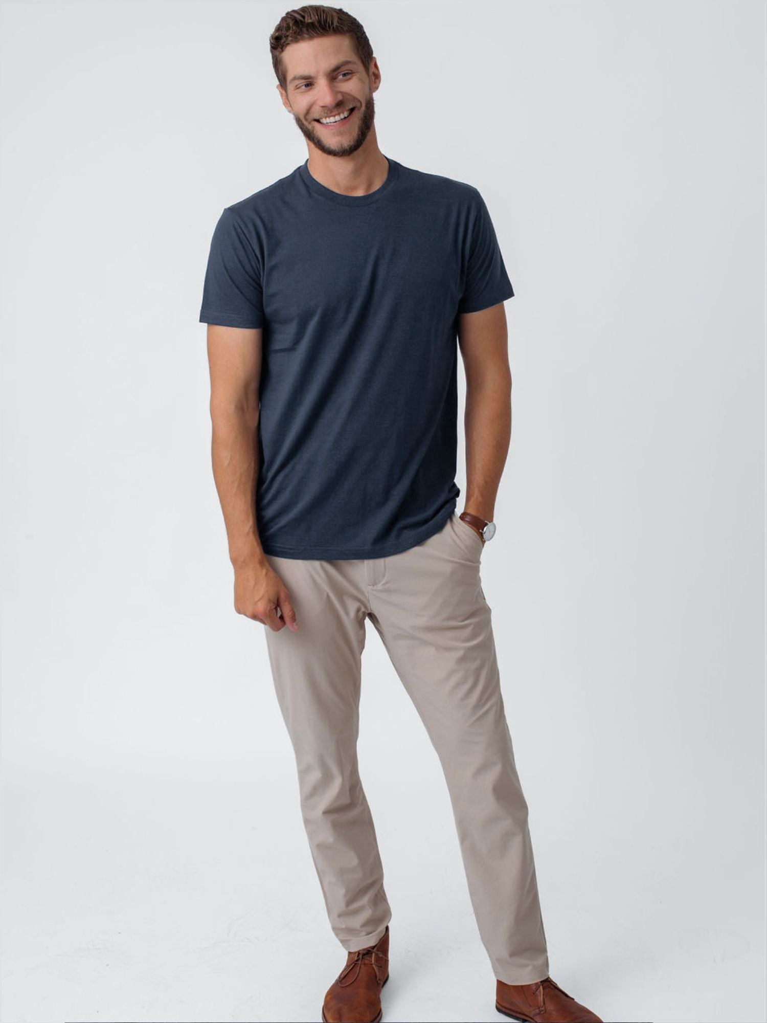  Indigo Blue Crew Neck、mySite、ghnorth