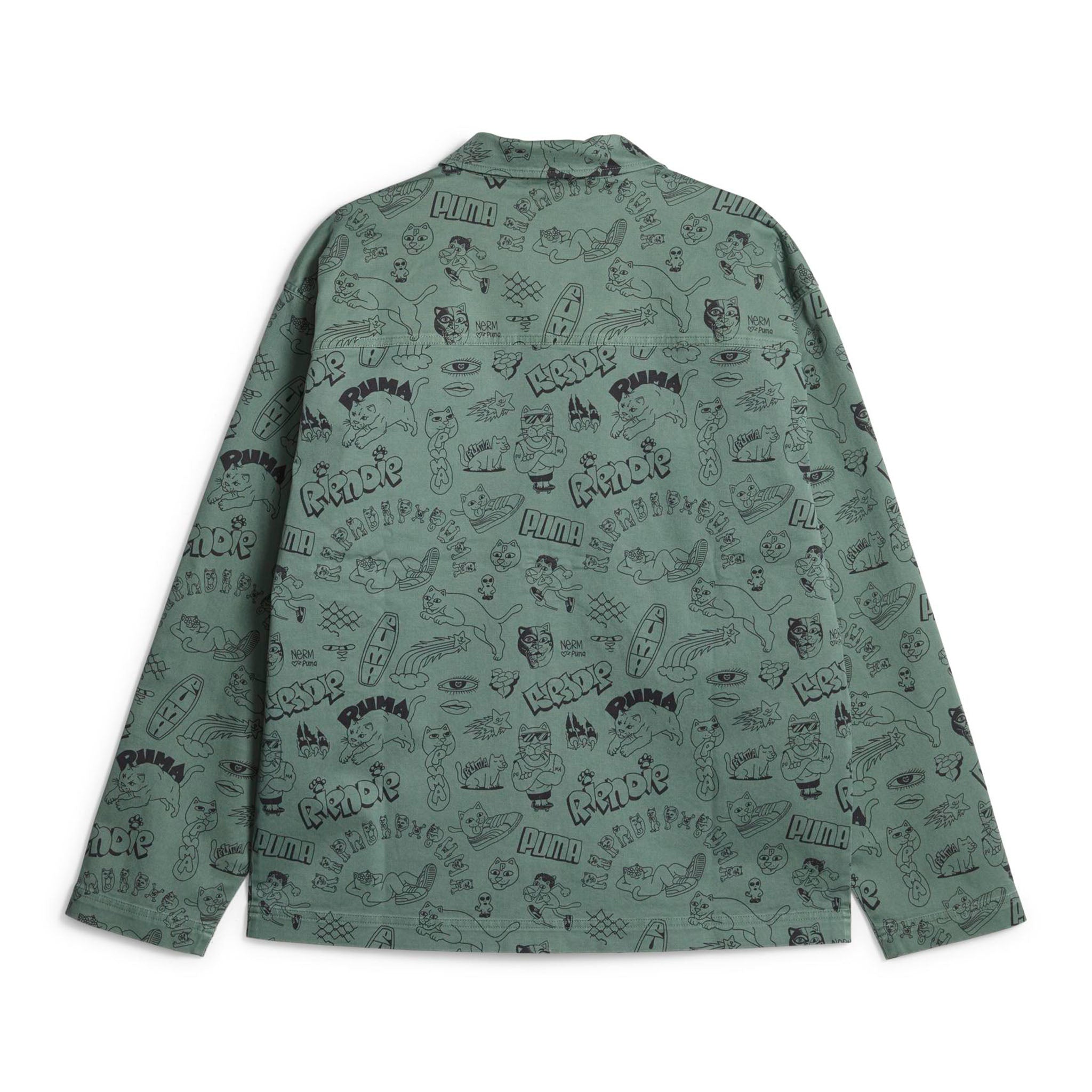  PUMA X RIPNDIP AOP Twill Jacket (Eucalyptus)、mySite、merchandisen