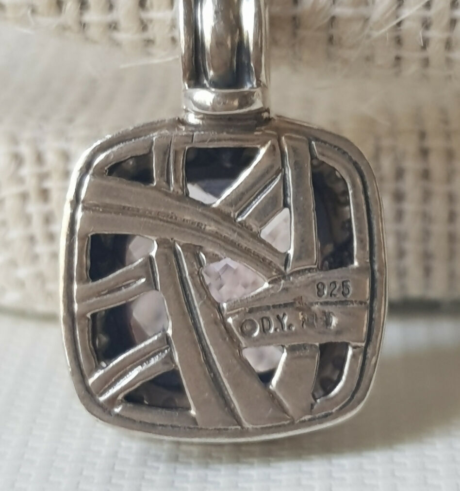 David Yurman Albion Pendant 11mm Amethyst & Diamond、mySite、hinf8tx79