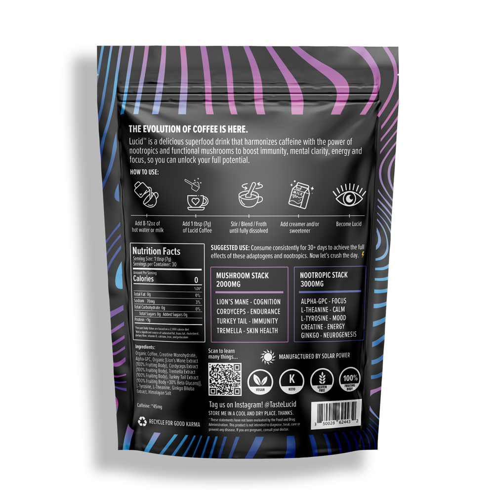 Lucid™ Nootropic+Mushroom Coffee、mySite、gigharbornorthrealestate