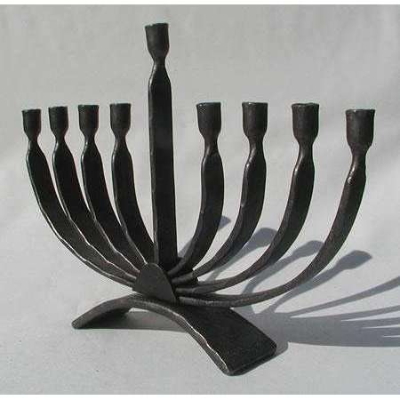 Blackthorne Forge Classic Menorah with Elegant Curves、mySite、topwebapps