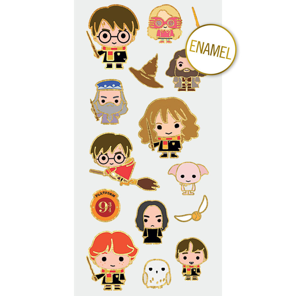  Harry Potter Chibi Faux Enamel Stickers、mySite、ghnorth