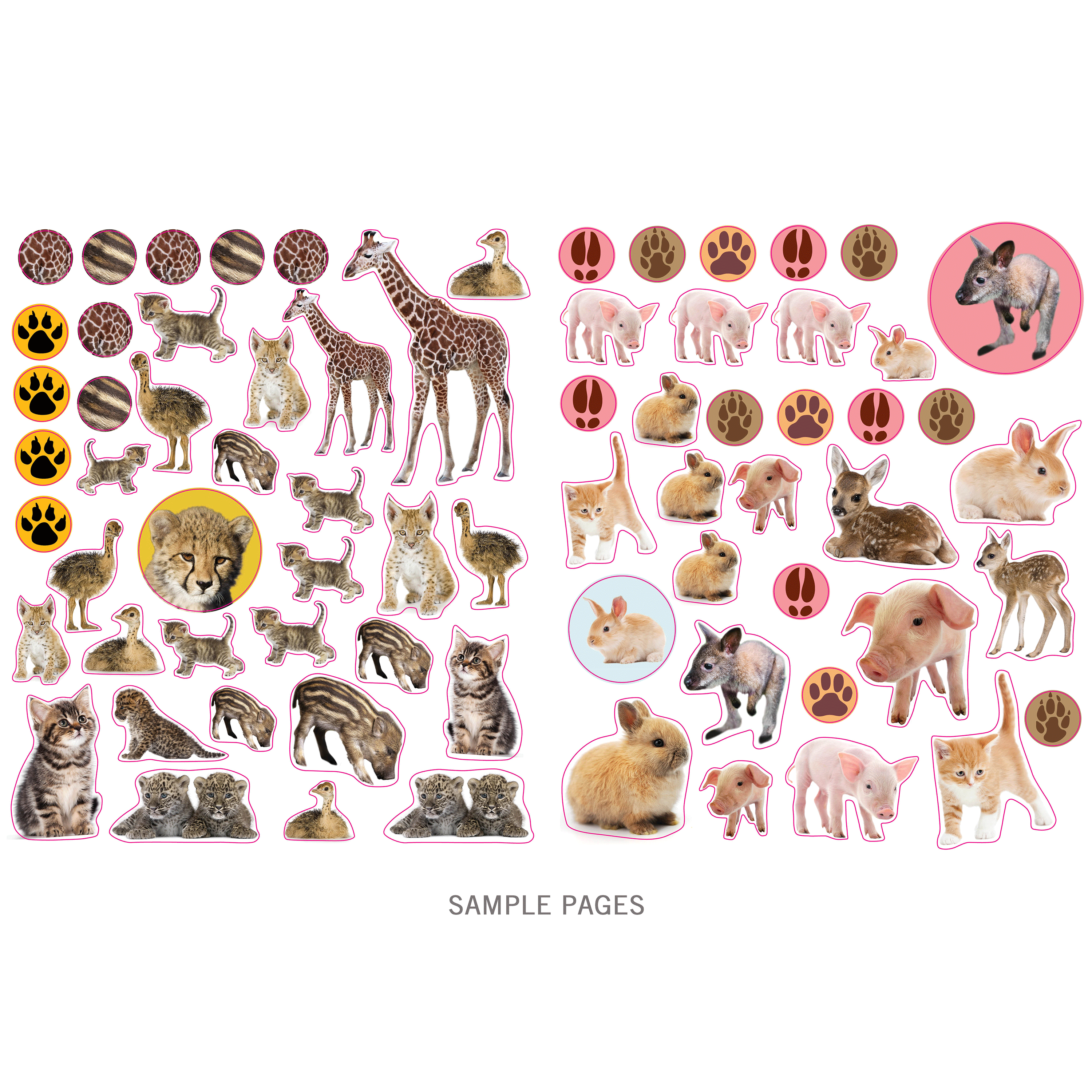  Baby Animals Eyelike Sticker Activity Book、mySite、ghnorth