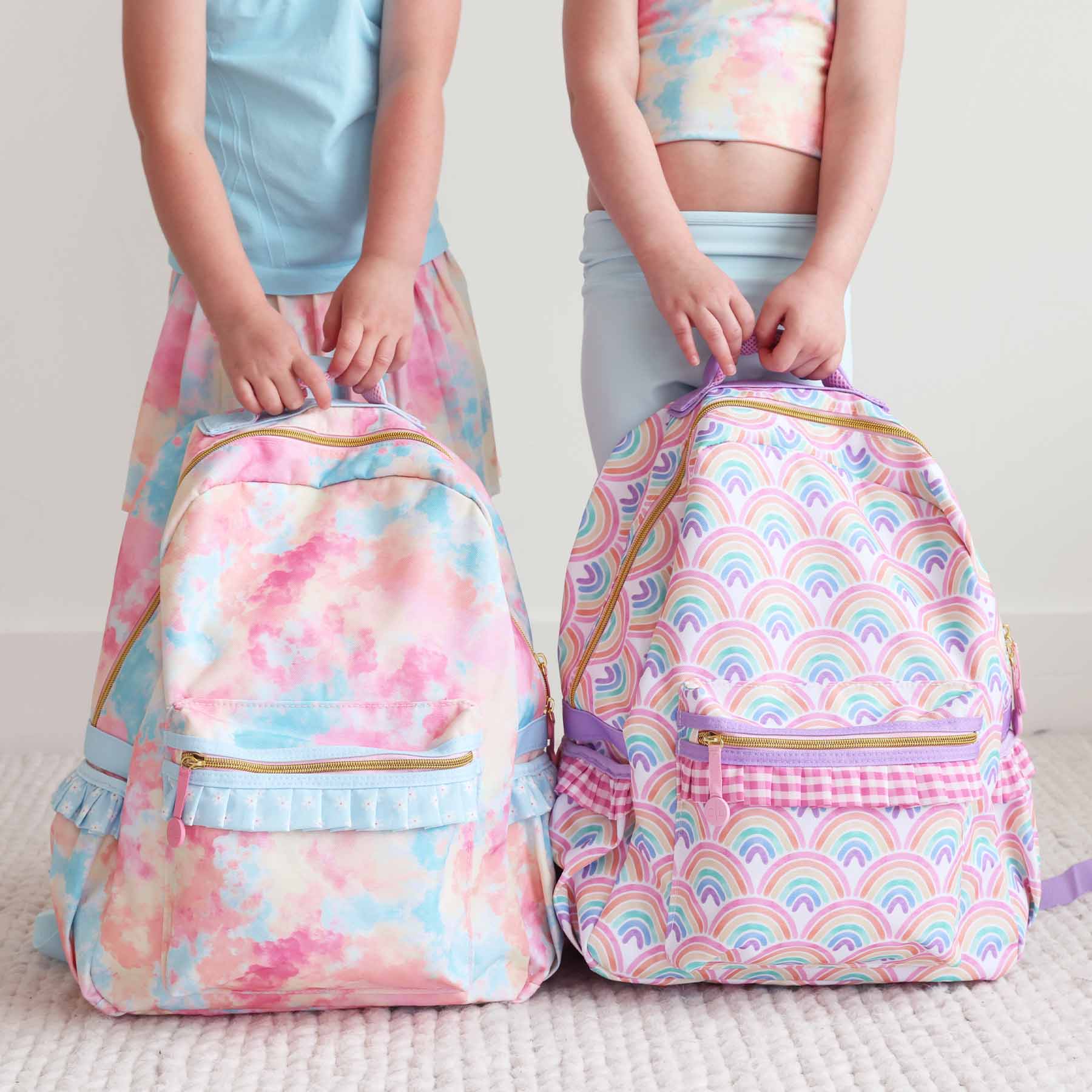  Kids Personalized Ruffle Backpack | Day Dream、mySite、layawaytickets