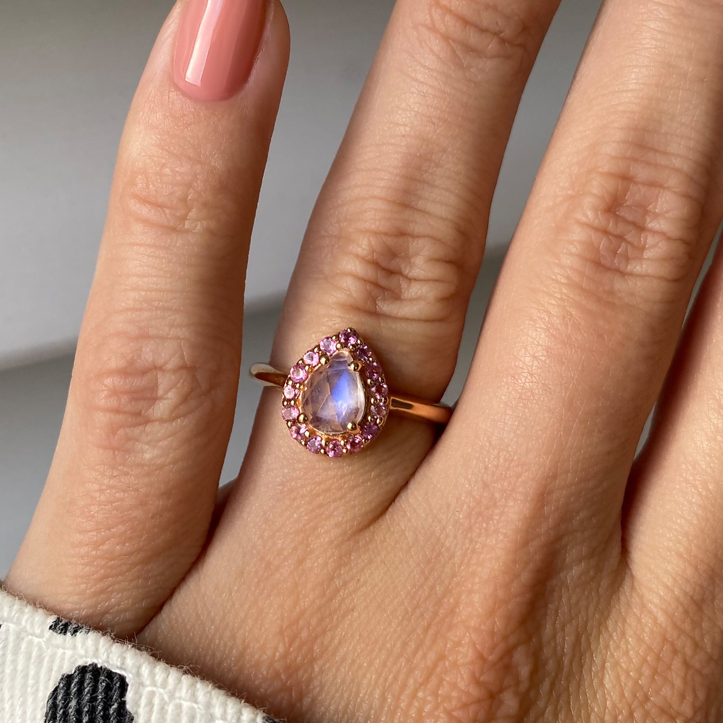 Moonstone Tourmaline Ring - Félice、mySite、hinf8tx79