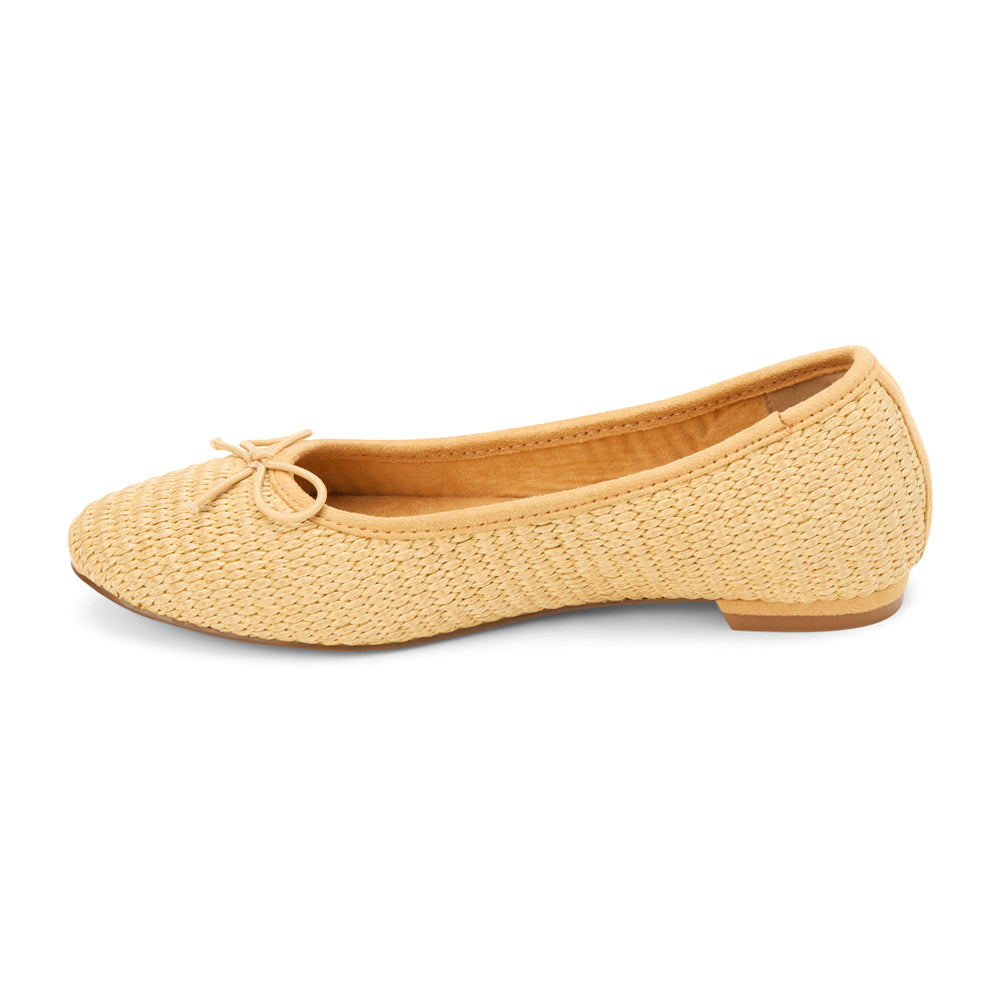 Donna Raffia Ballet Flats、mySite、gtrtttuynbv