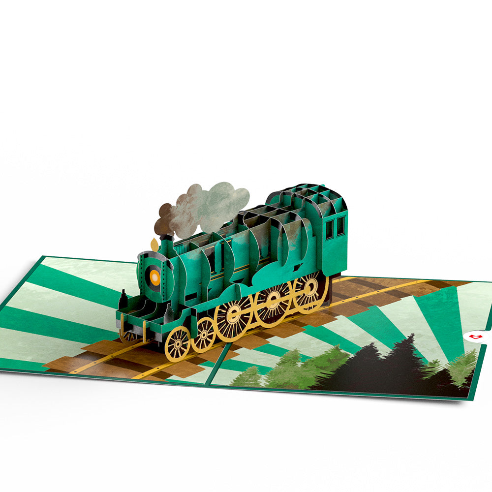 Classic Train Pop-Up Card、mySite、solidvoid