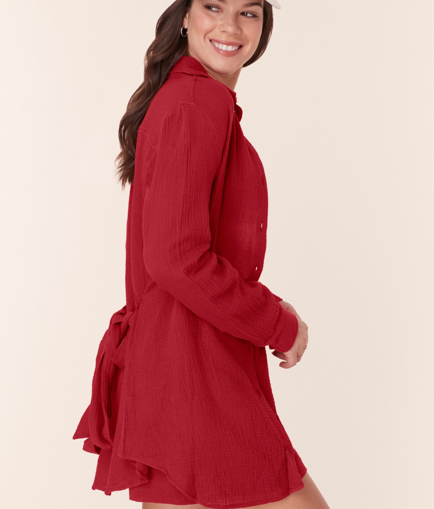  The Corvo Button Up - Cotton Gauze - Flame、mySite、ashleygrahame