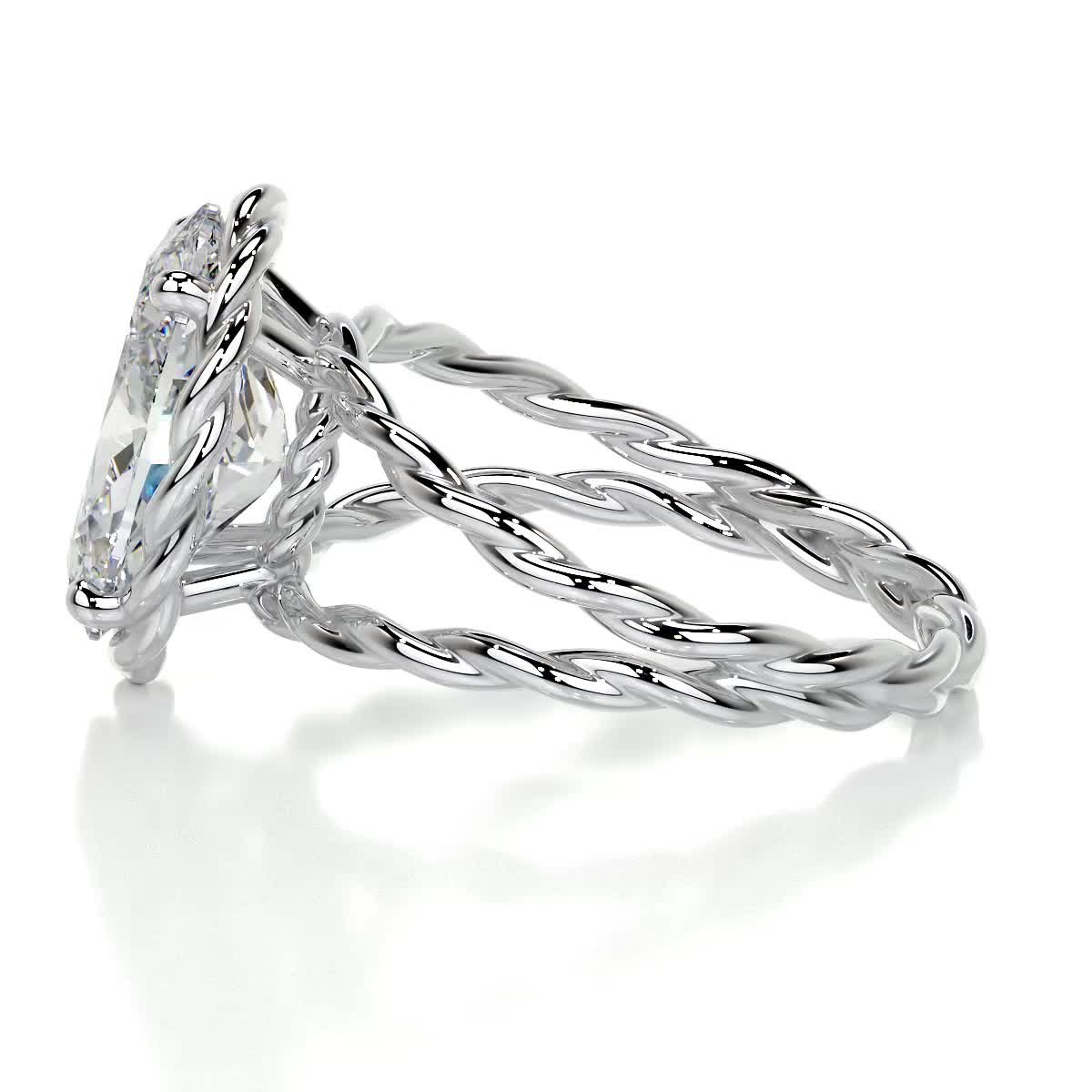 Milani Diamond Engagement Ring -18K White Gold、mySite、hinf8tx79