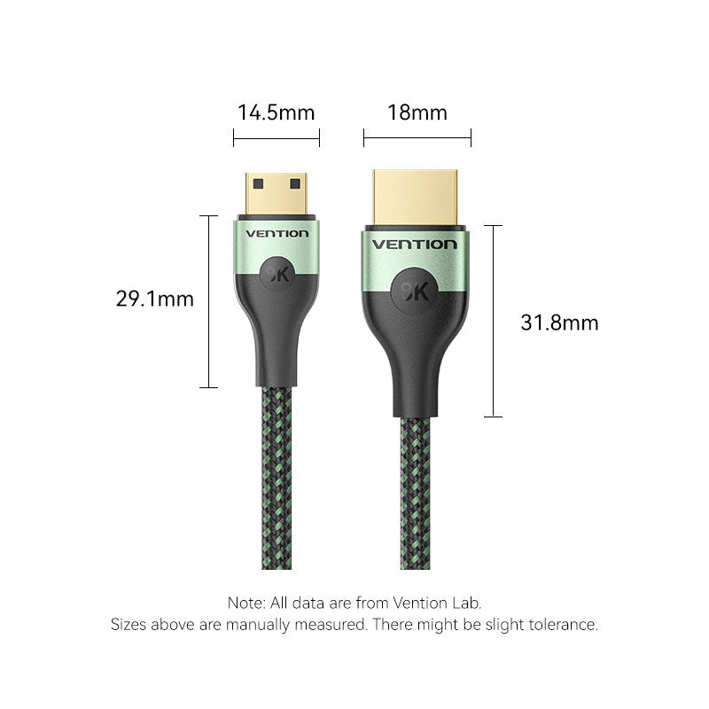 Vention HDMI-C to HDMI-A Cable、mySite、fannypackpong