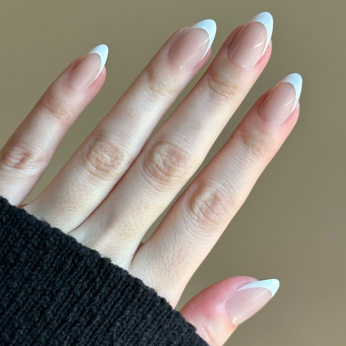 Iconic French - Press-On | Medium | Almond、mySite、solidvoid