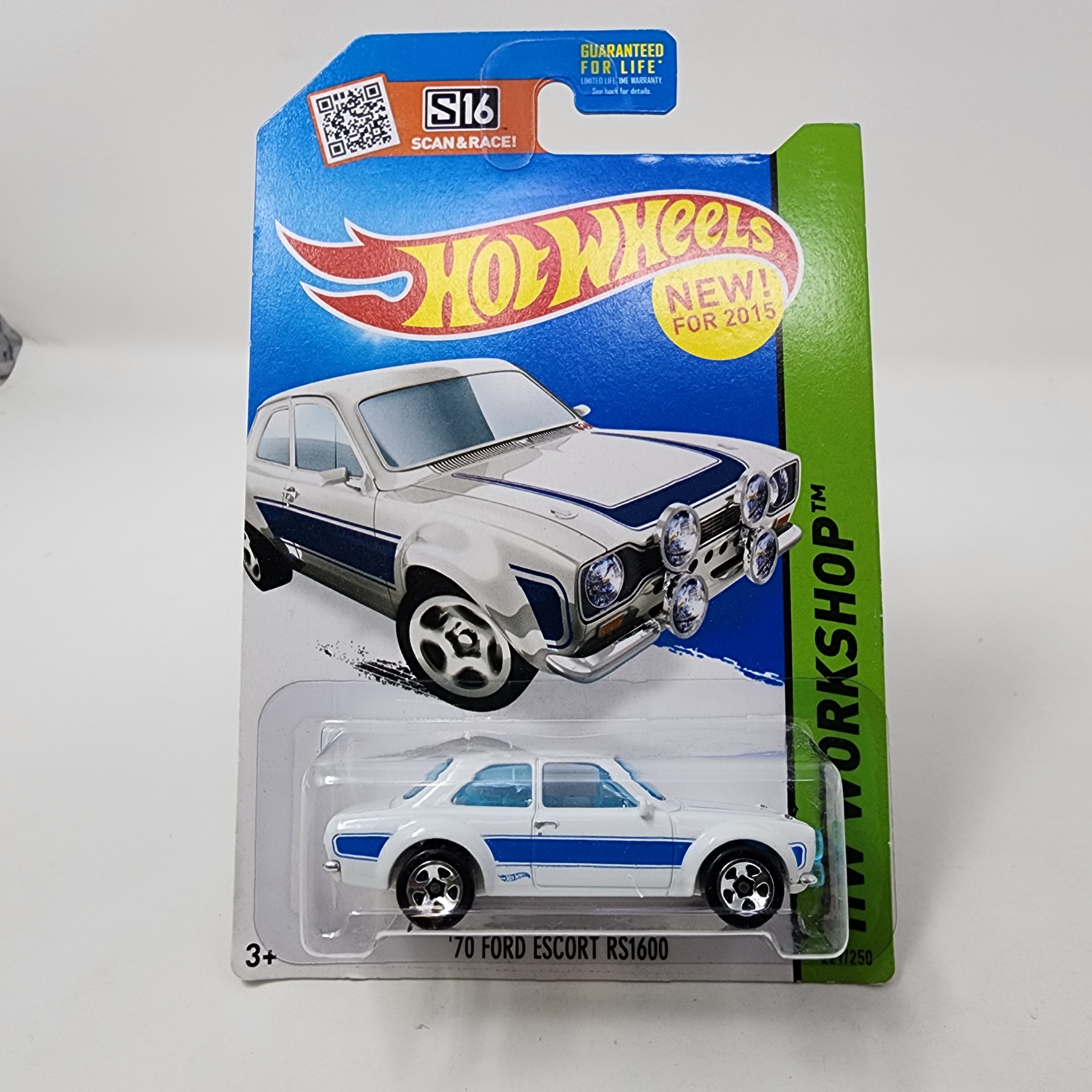 '70 Ford Escort RS1600 * WHITE * 2015 Hot Wheels Basic、mySite、hgirdovlk