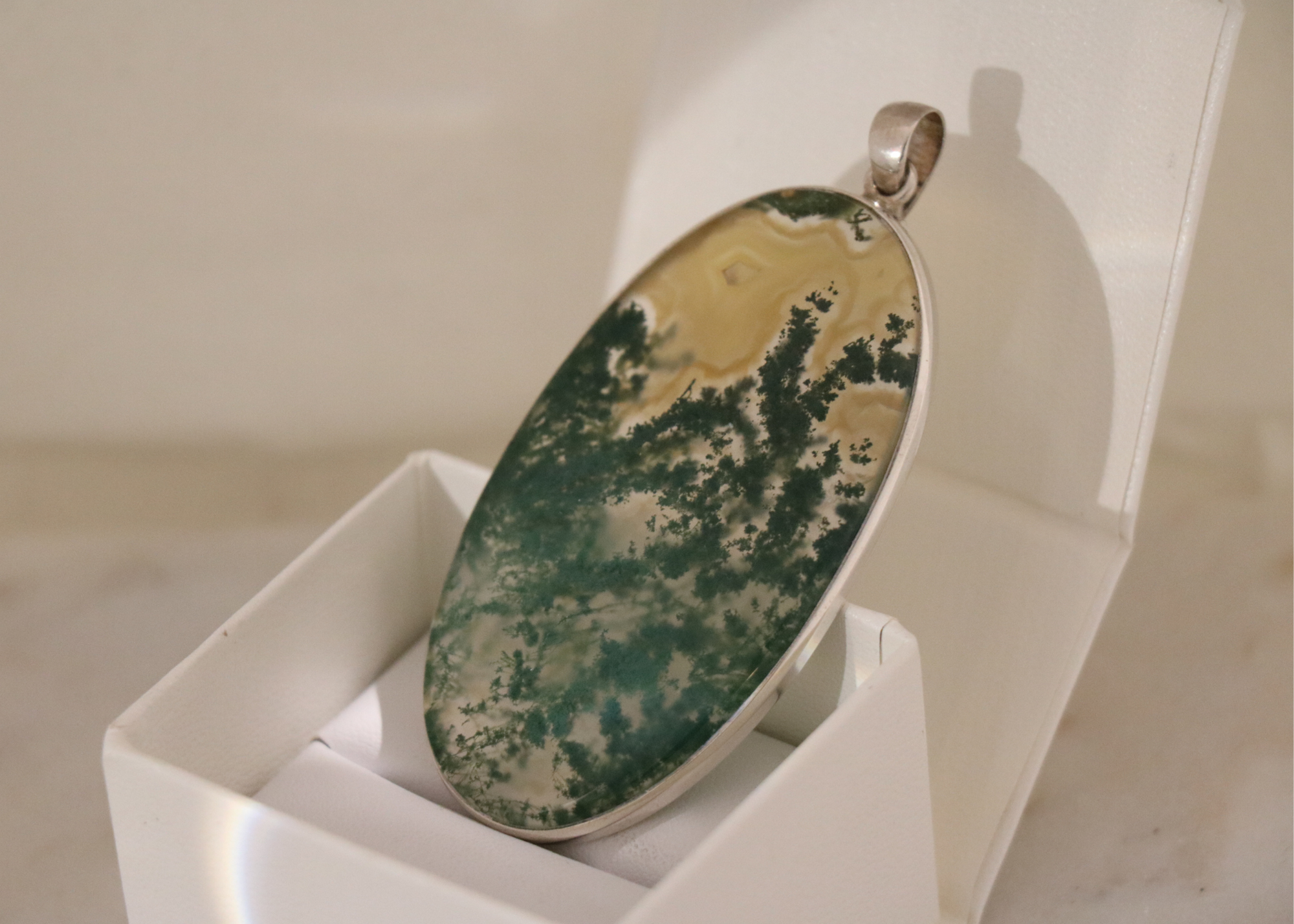 Moss Agate Pendant、mySite、topwebapps
