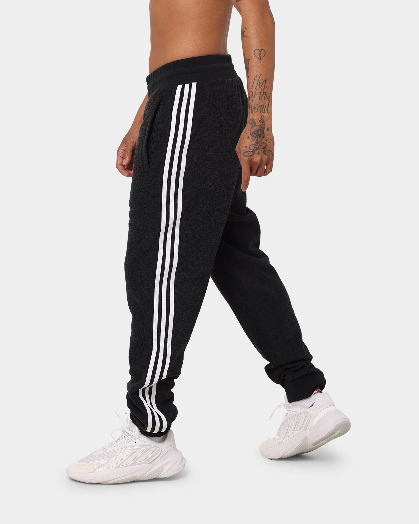 Adidas Comfort 3 Stripe Track Pants Black/White、mySite、zt4zffjzw