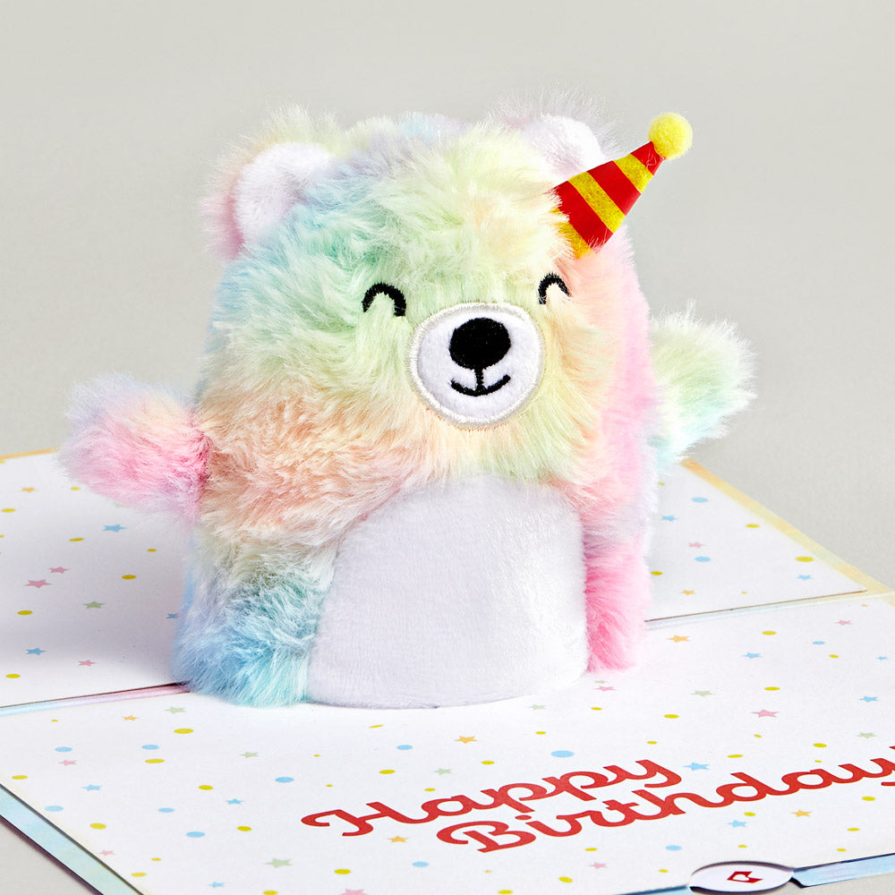 'Eat Cake & Celebrate' Birthday Plushpop Card、mySite、solidvoid