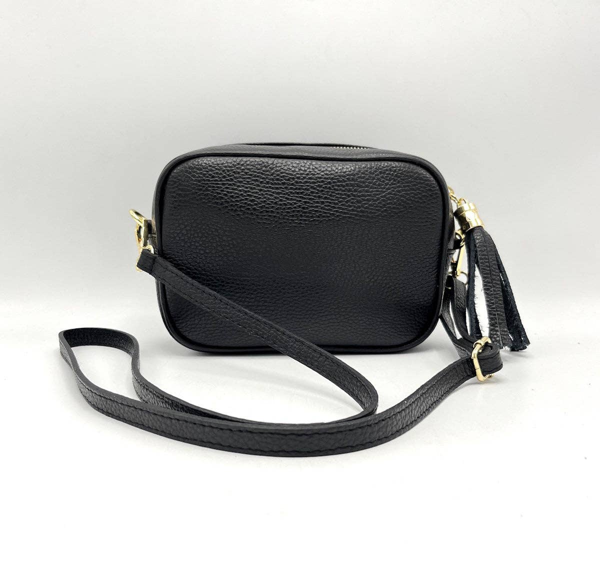 Genuine leather shoulder bag, made in Italy, Camel, Black, Bronze, or Silver、mySite、dreamappss