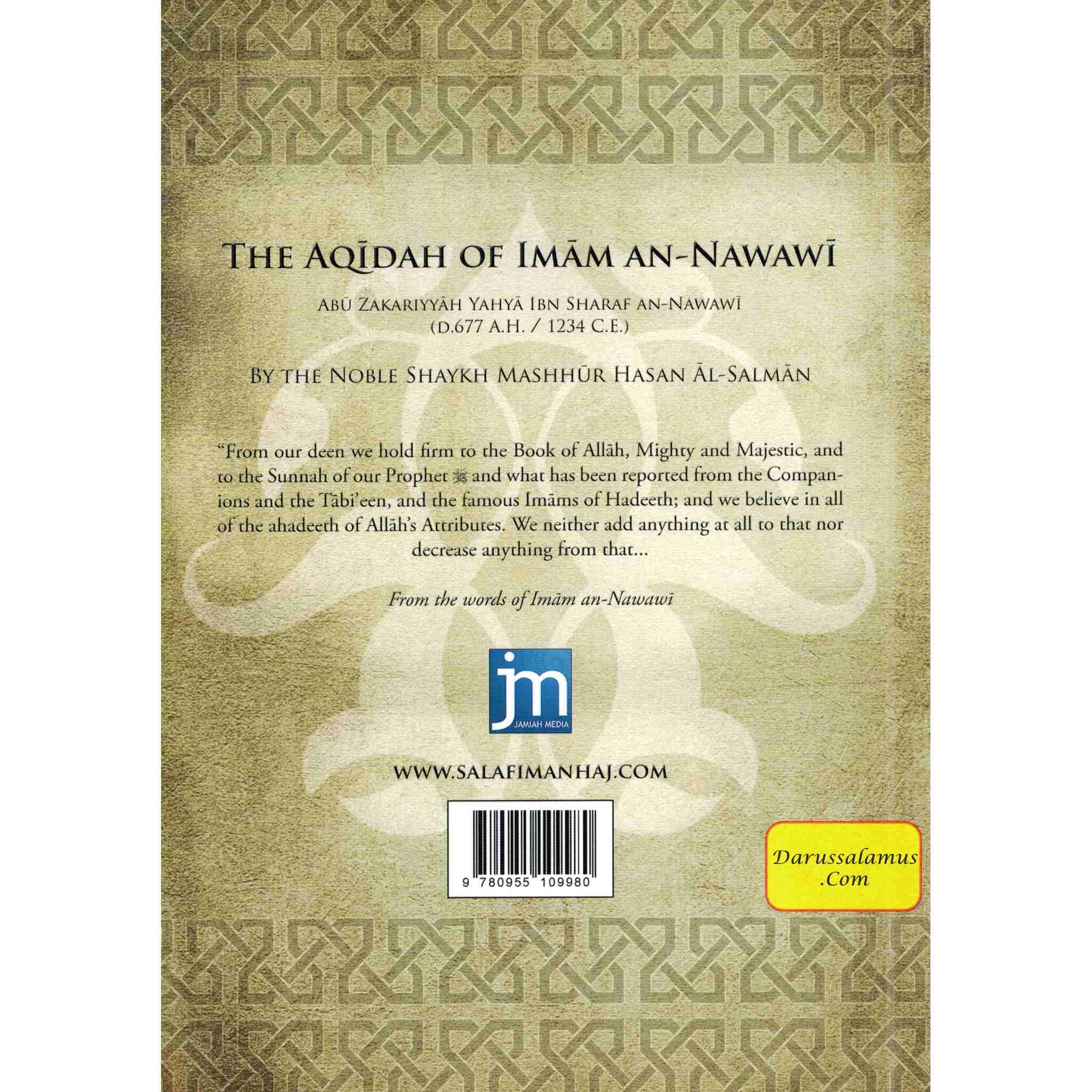 The Aqidah of Imam An Nawawi By Mashhur Hasan Al-Salman、mySite、topwebapps