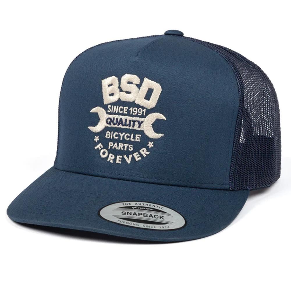  BSD Workshop Trucker Cap - Navy、mySite、merchandisen