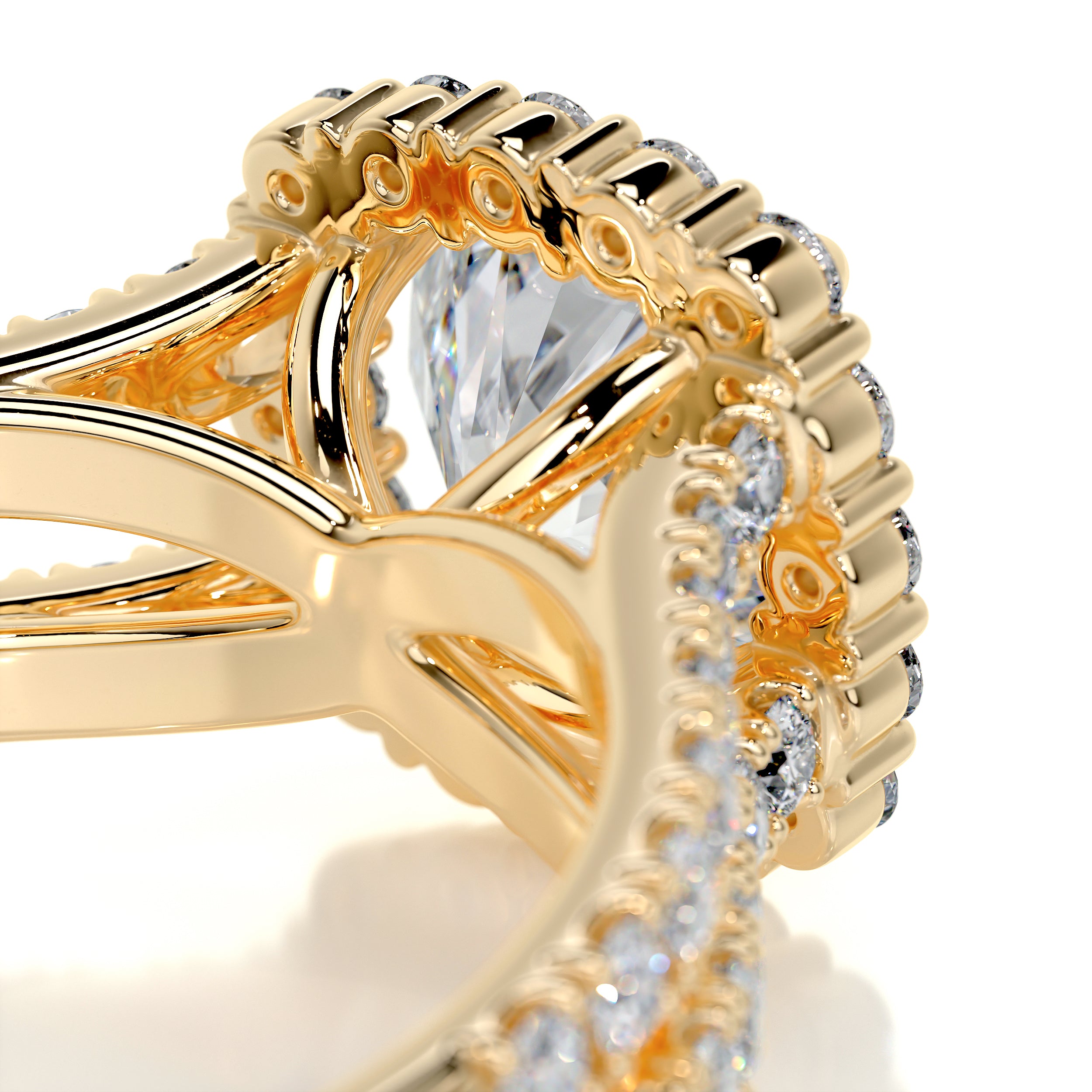 Hilary Diamond Engagement Ring -18K Yellow Gold、mySite、hinf8tx79