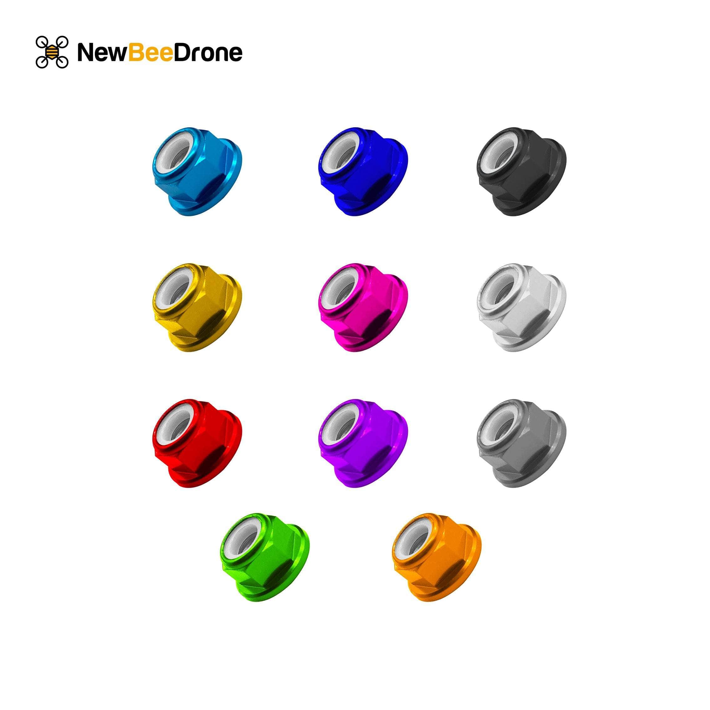  NewBeeDrone M5 Flanged Motor Lock Nut Various Colors/Propnut、mySite、merchandisen