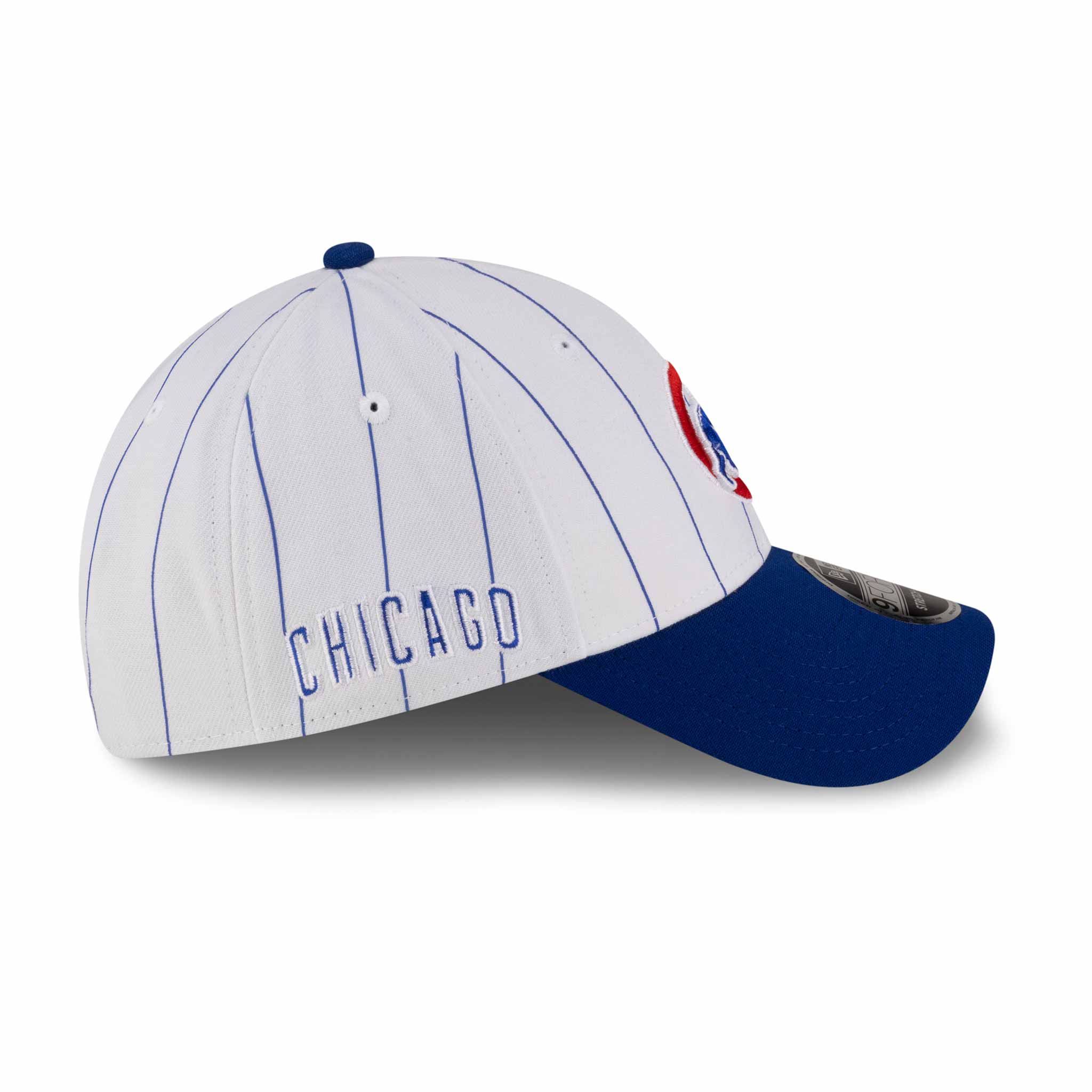 Chicago Cubs New Era 9FORTY White Pinstripe Walking Bear Adjustable Cap、mySite、vikingsvslions
