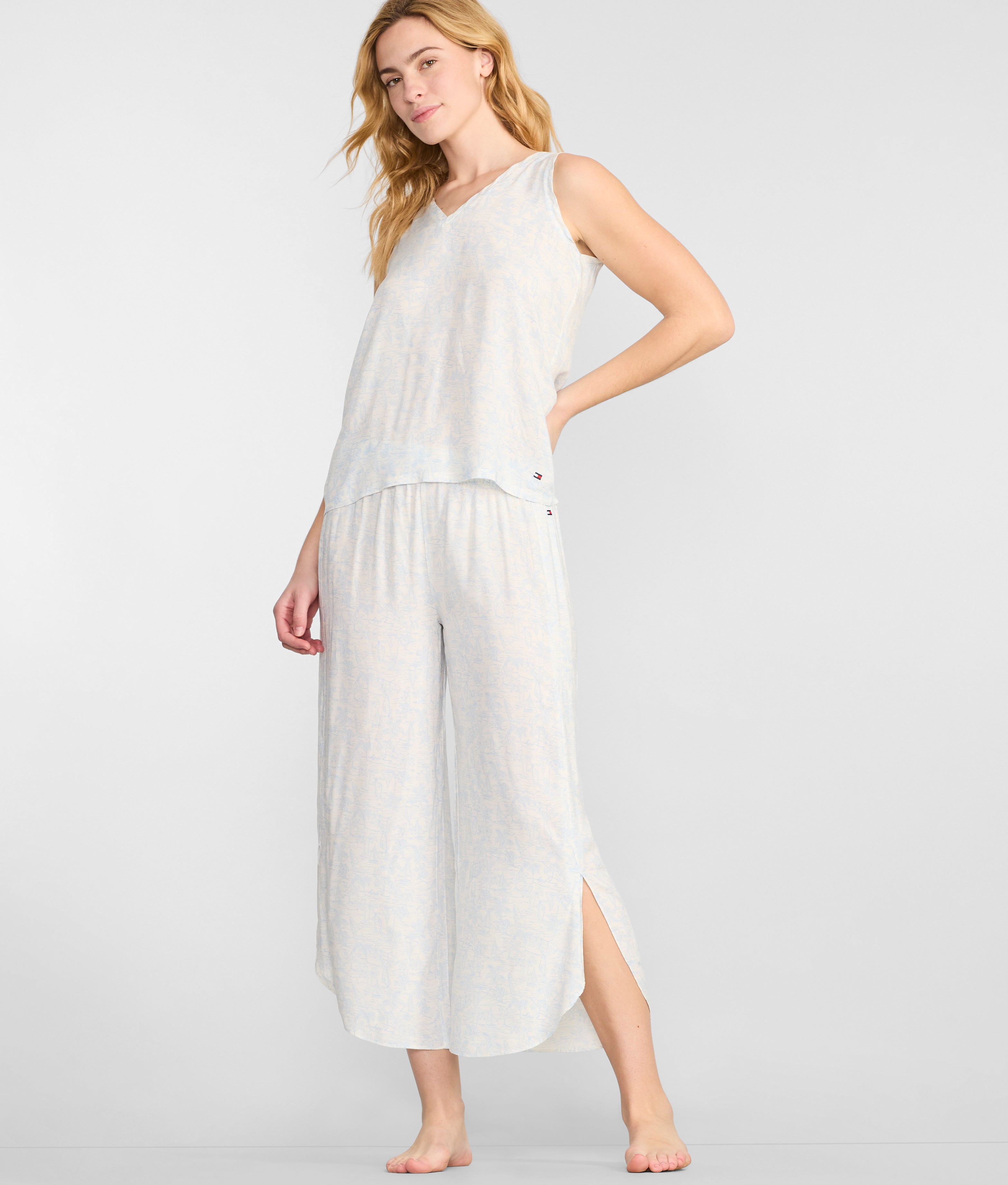  Tank & Cropped Woven Pajama Set、mySite、justintrudeaud