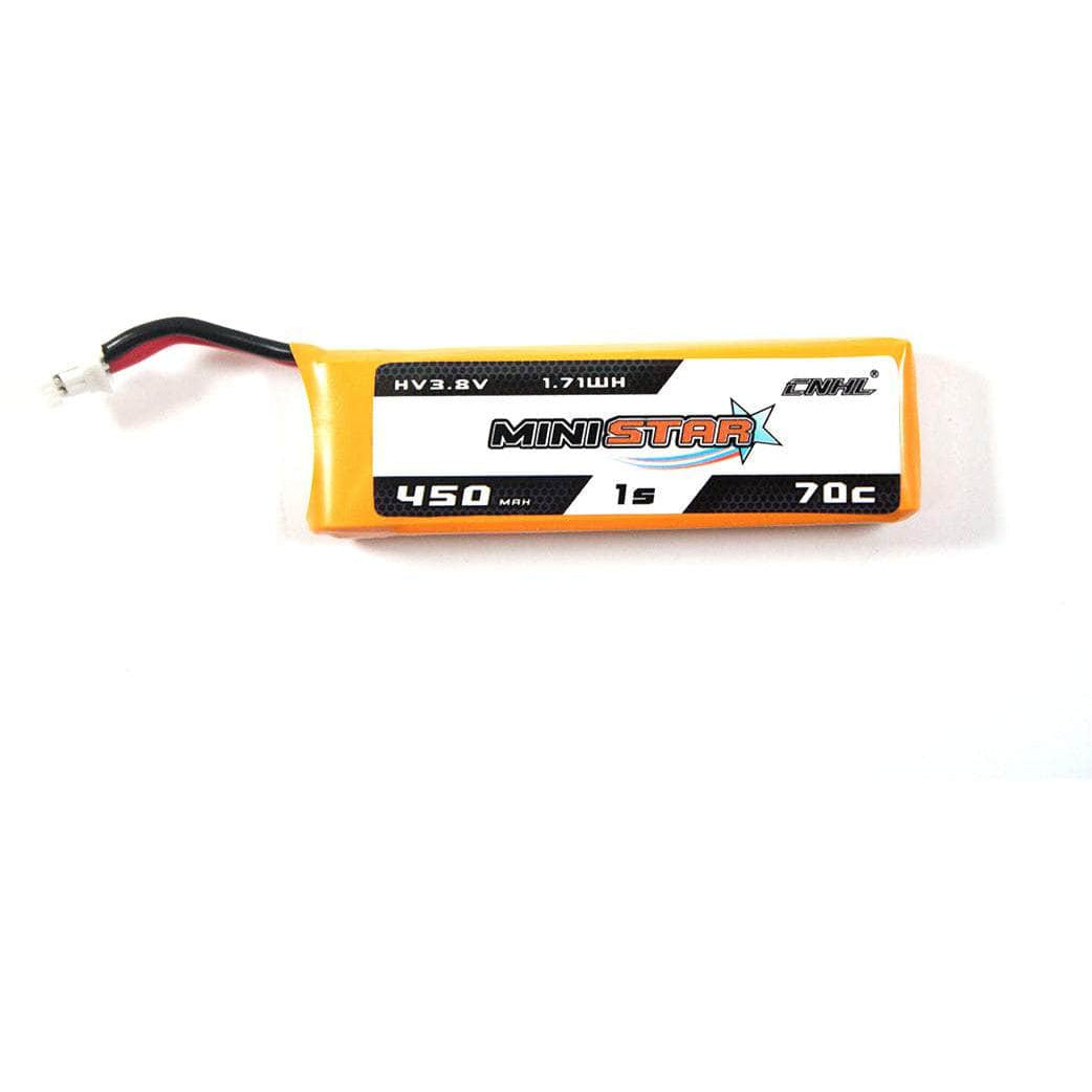  CNHL MiniStar 3.7V 1S 450mAh 70C LiHV Micro Battery (4 Pack) - PH2.0、mySite、merchandisen