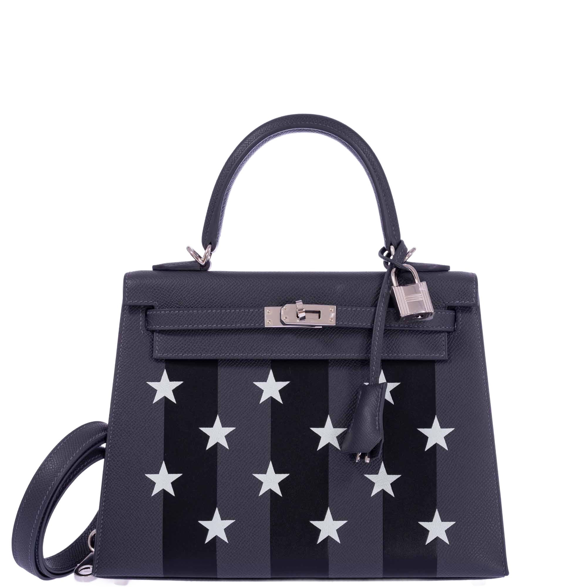 Hermès Kelly 25 Sellier Ardoise, Noir, Vert Peppermint, Casaque Epsom and Tadelakt Palladium Hardware、mySite、garminoutage.com