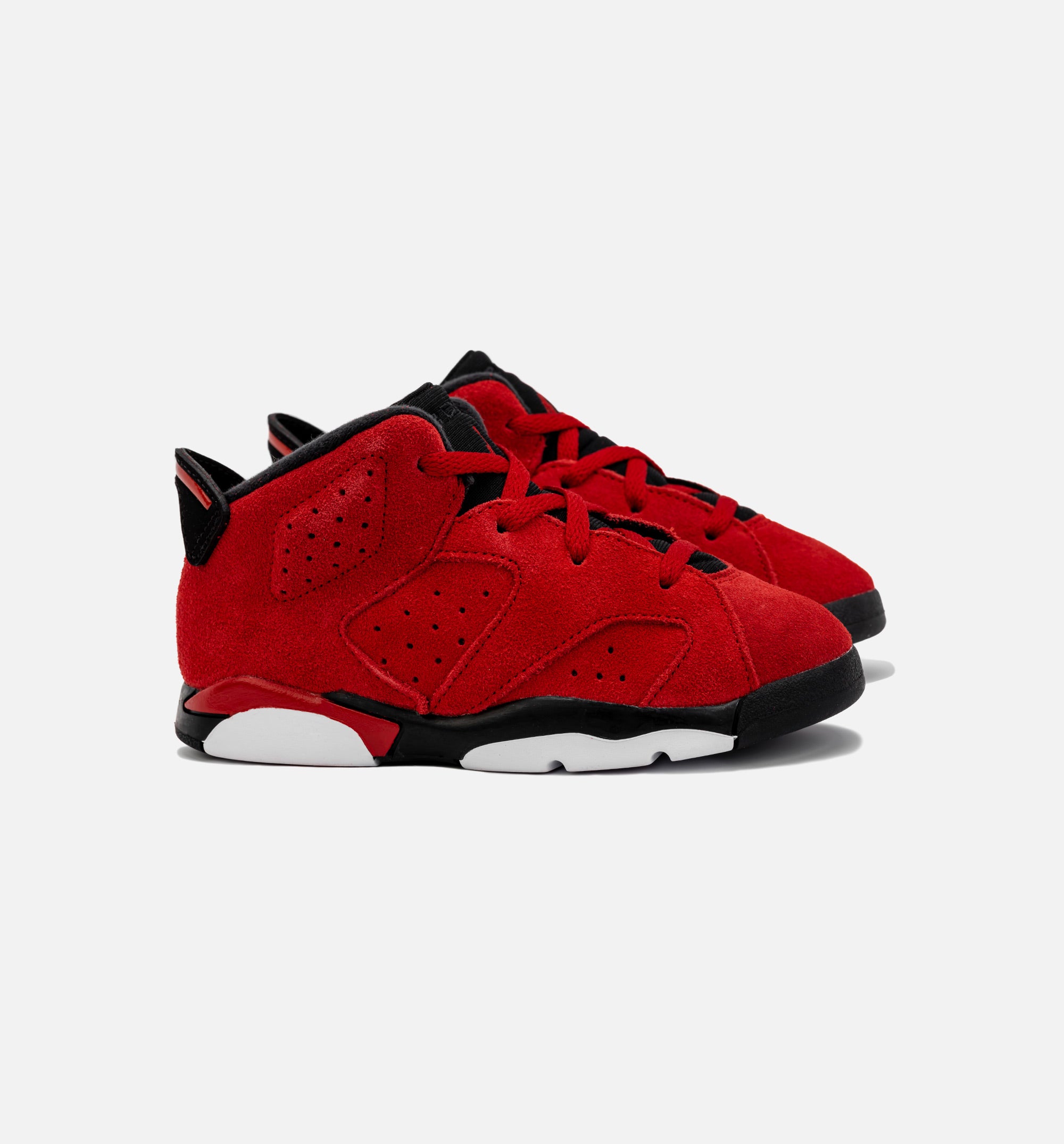Air Jordan 6 Retro Toro Bravo Infant Toddler Lifestyle Shoe - Red/Black、mySite、dreamappss