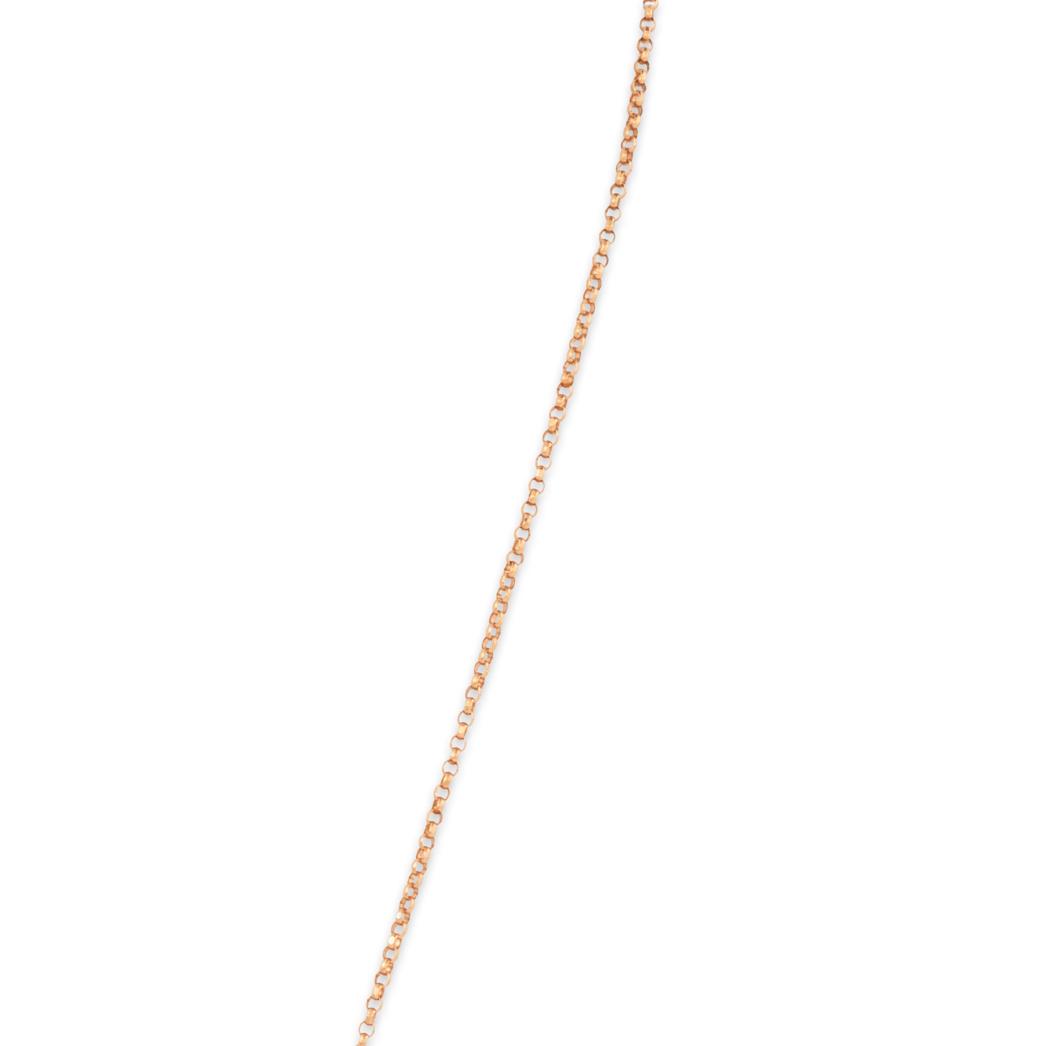 Vintage Large 14k Rose Gold 1.52cttw Tourmaline Amethyst Leaf Array Necklace 18、mySite、hinf8tx79